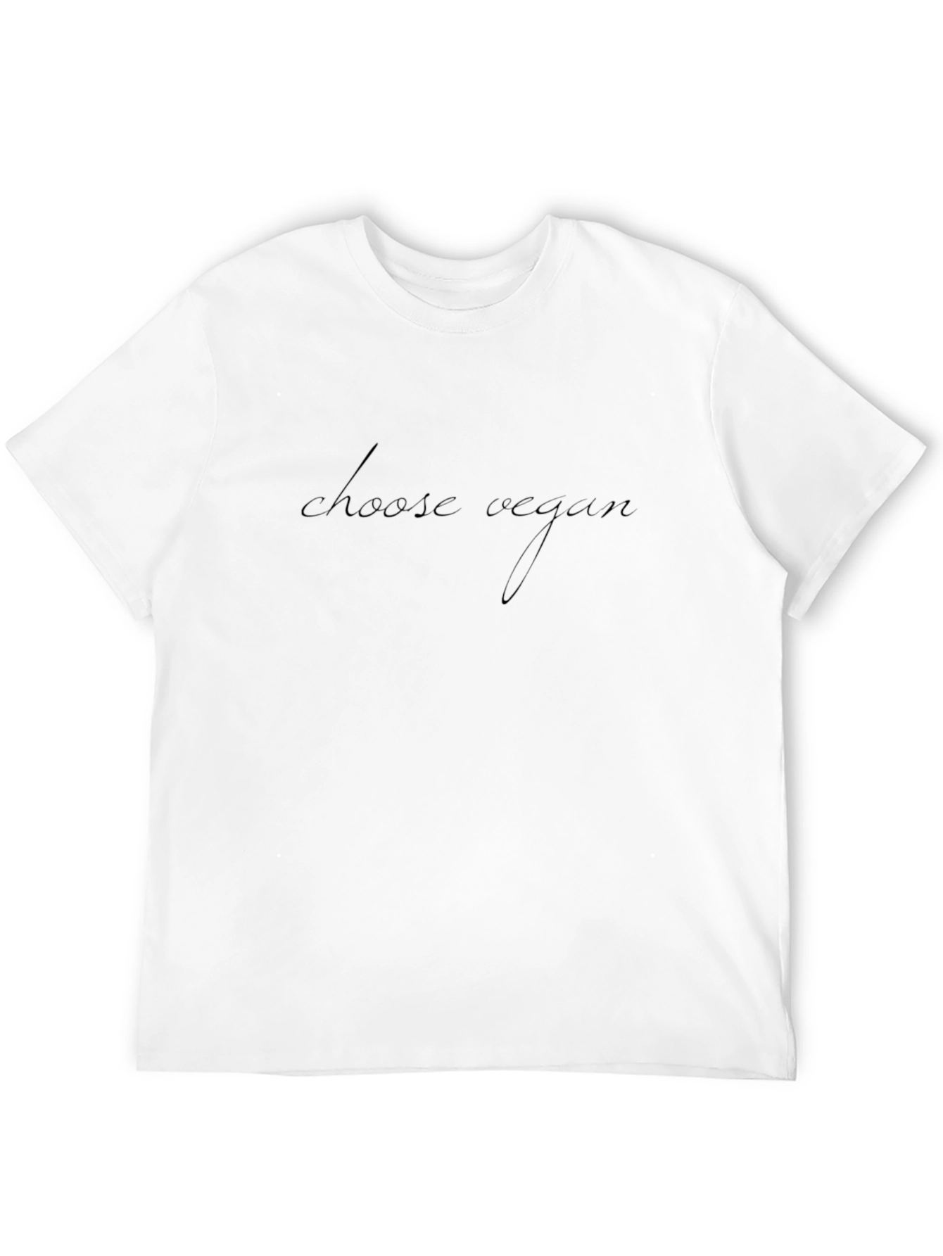 Choose Vegan Black T-Shirt - Mens Casual Tee