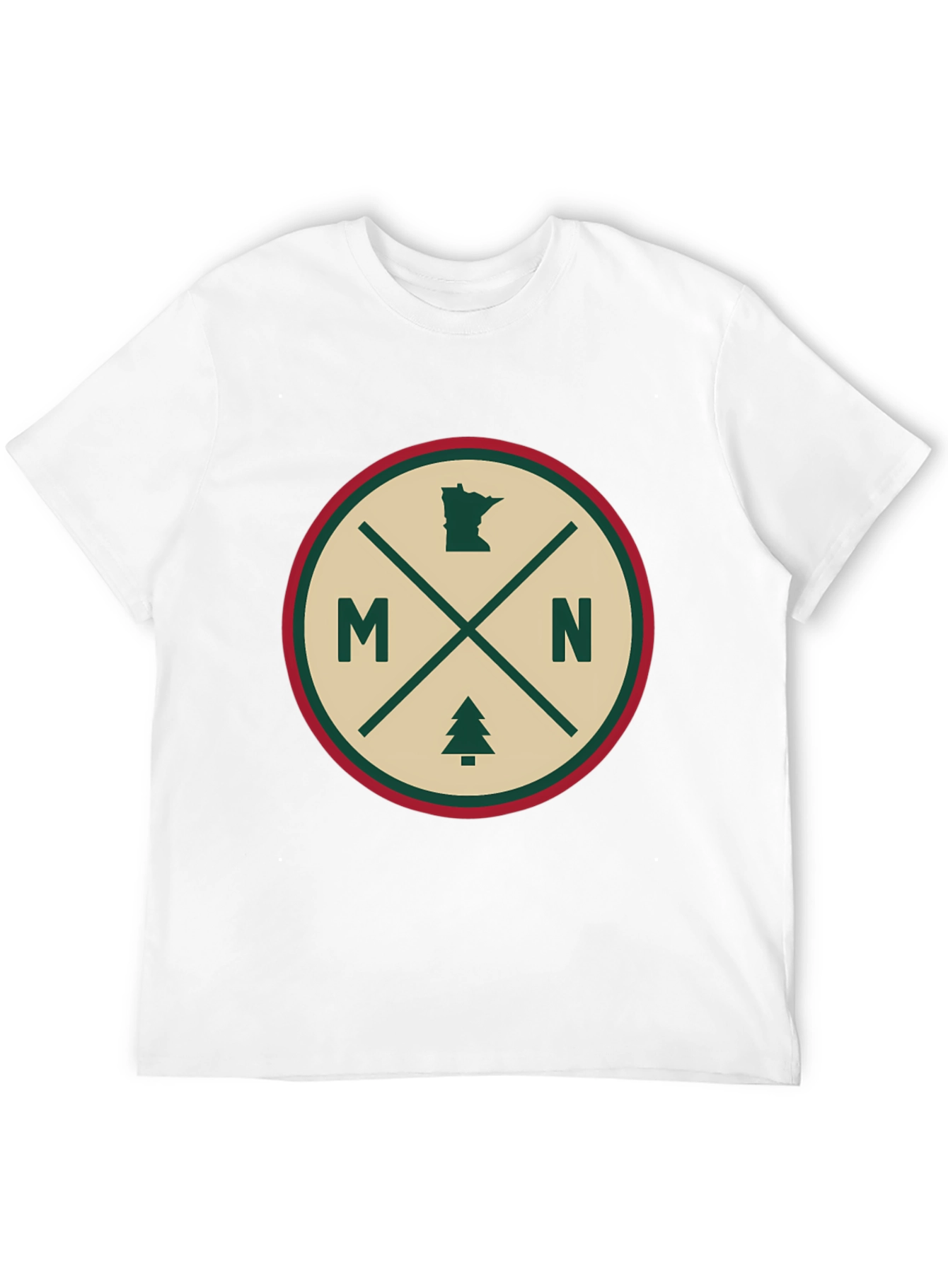 Minnesota Pride Tee - MN State & Tree Graphic