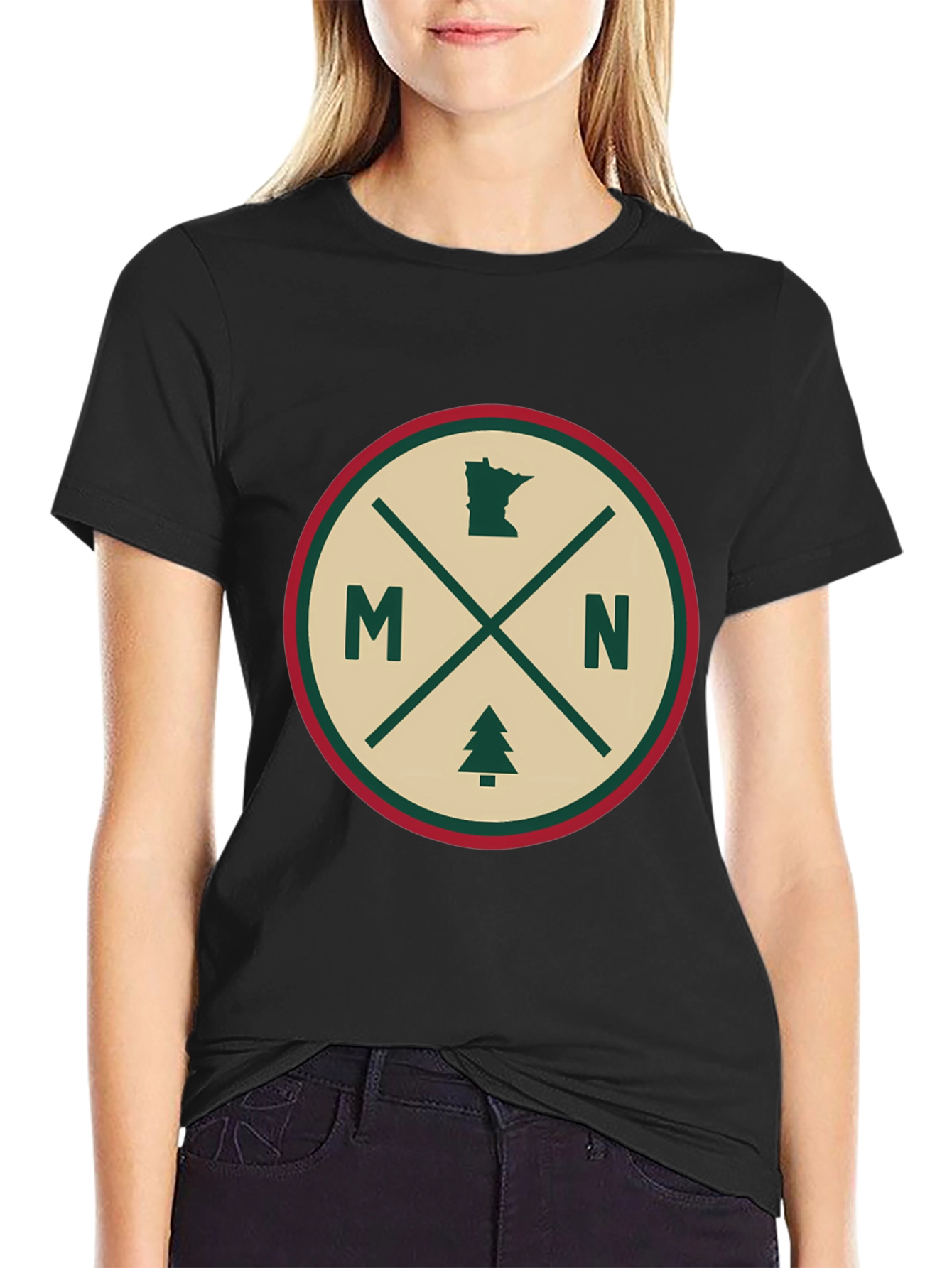 Minnesota Pride Tee - MN State & Tree Graphic