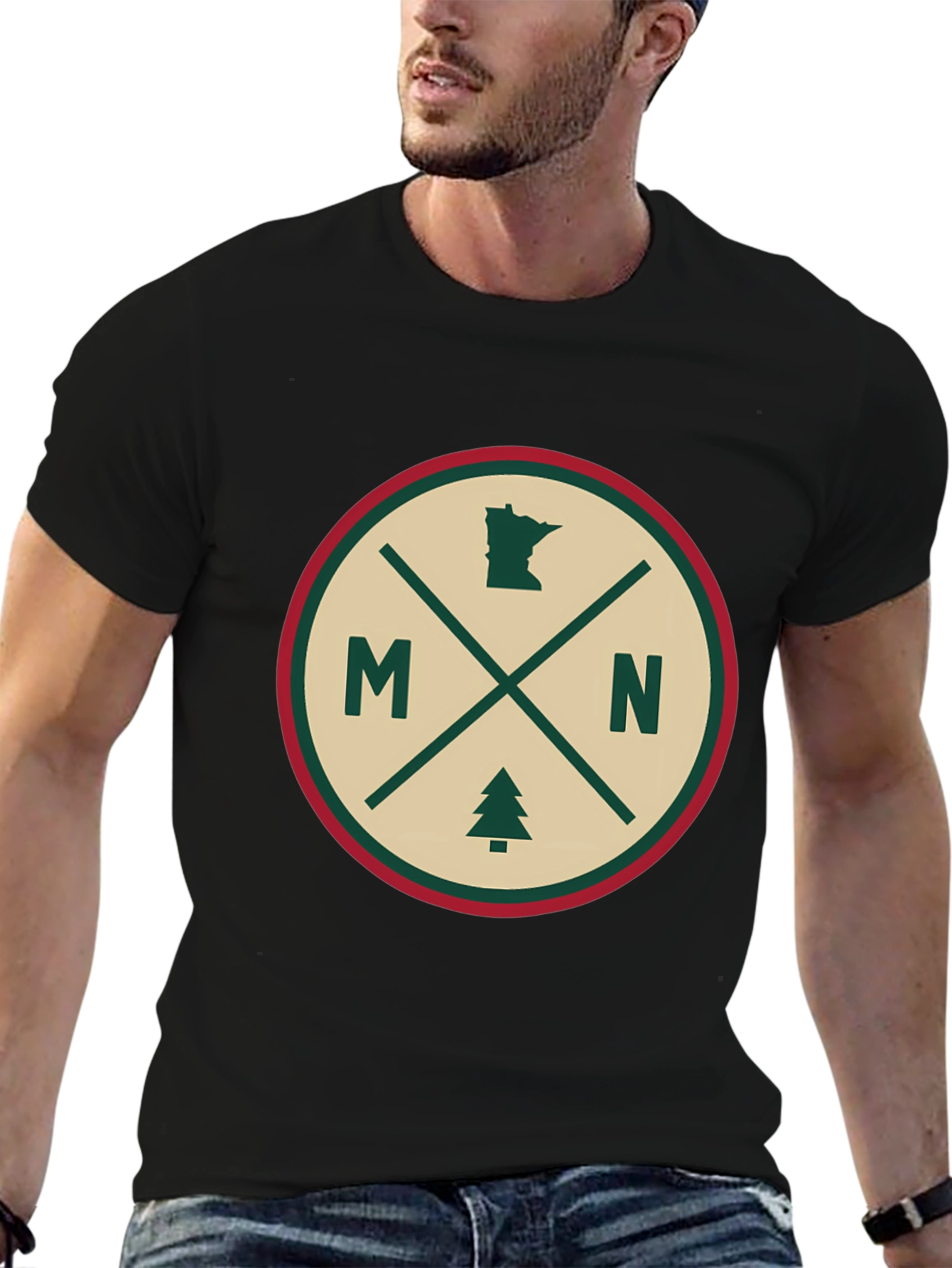 Minnesota Pride Tee - MN State & Tree Graphic
