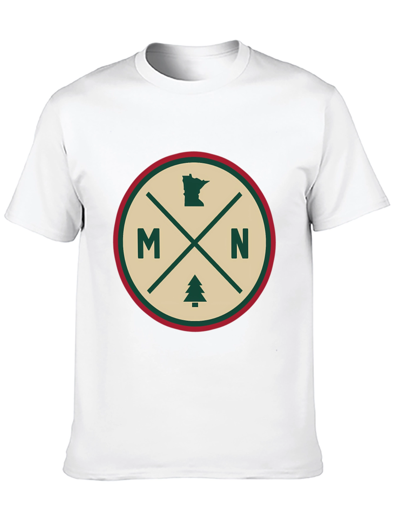 Minnesota Pride Tee - MN State & Tree Graphic