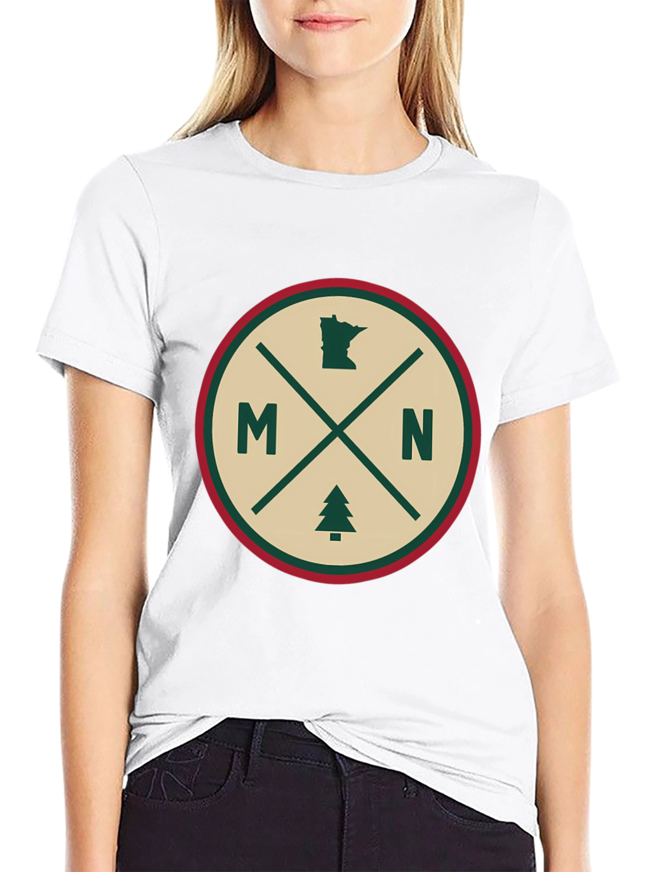 Minnesota Pride Tee - MN State & Tree Graphic
