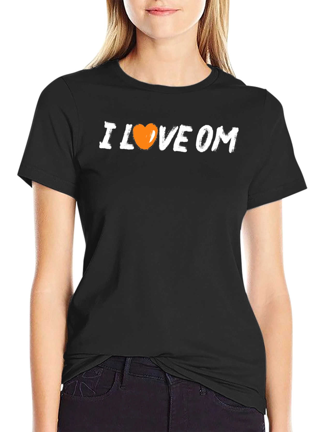 I Heart OM T-Shirt - Black