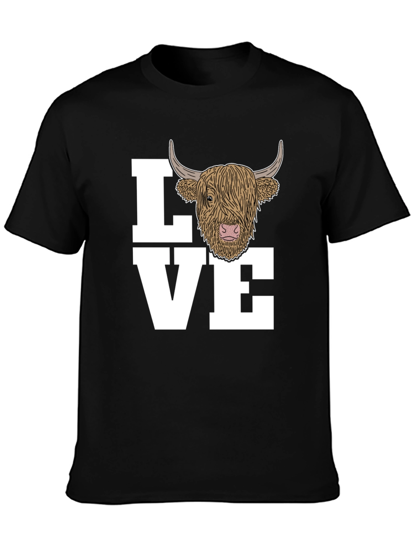 Love Highland Cow Graphic Tee