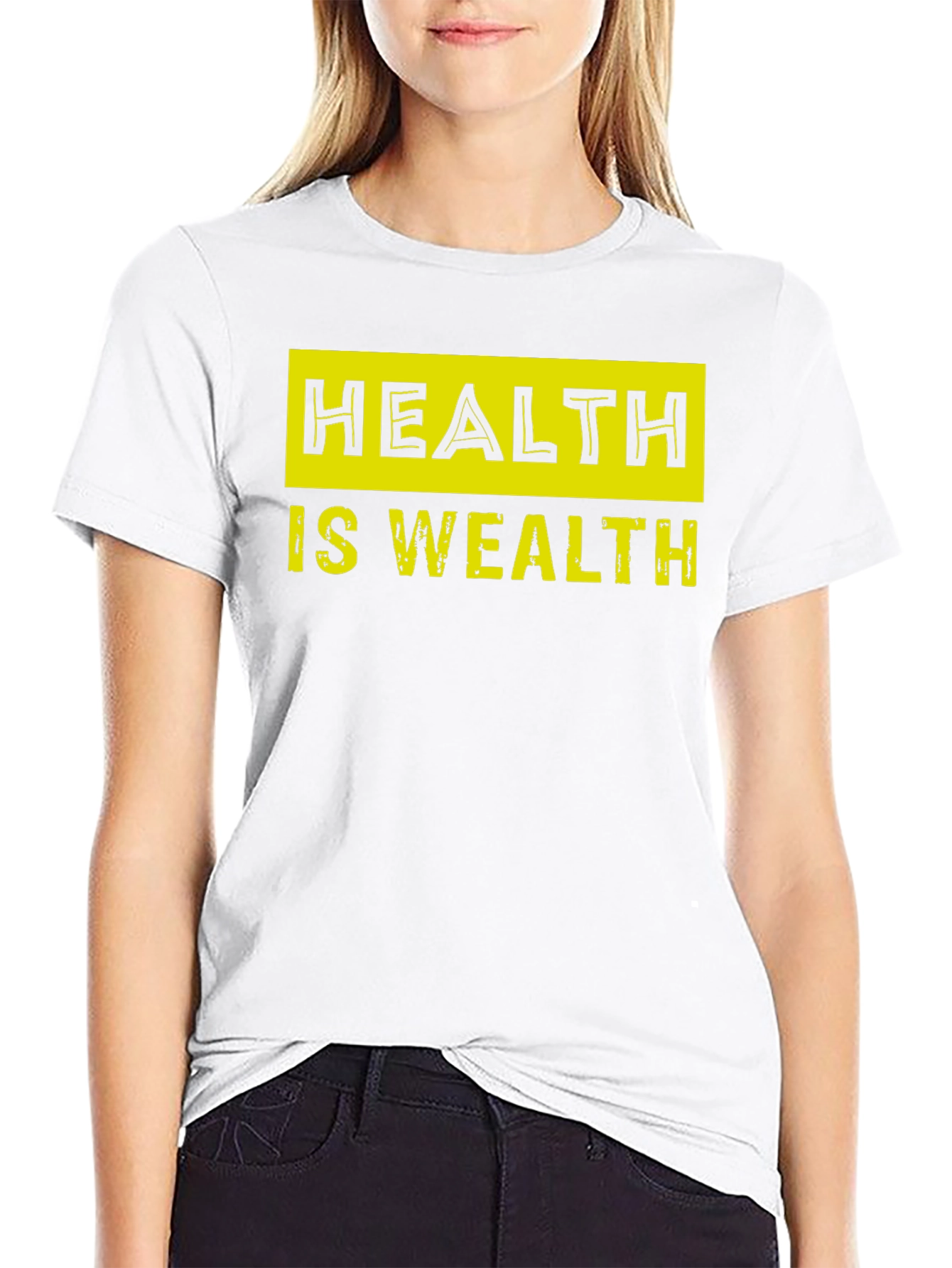 Health Is Wealth Graphic Tee