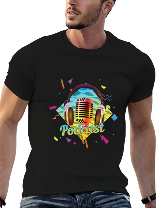Podcast Retro T-Shirt