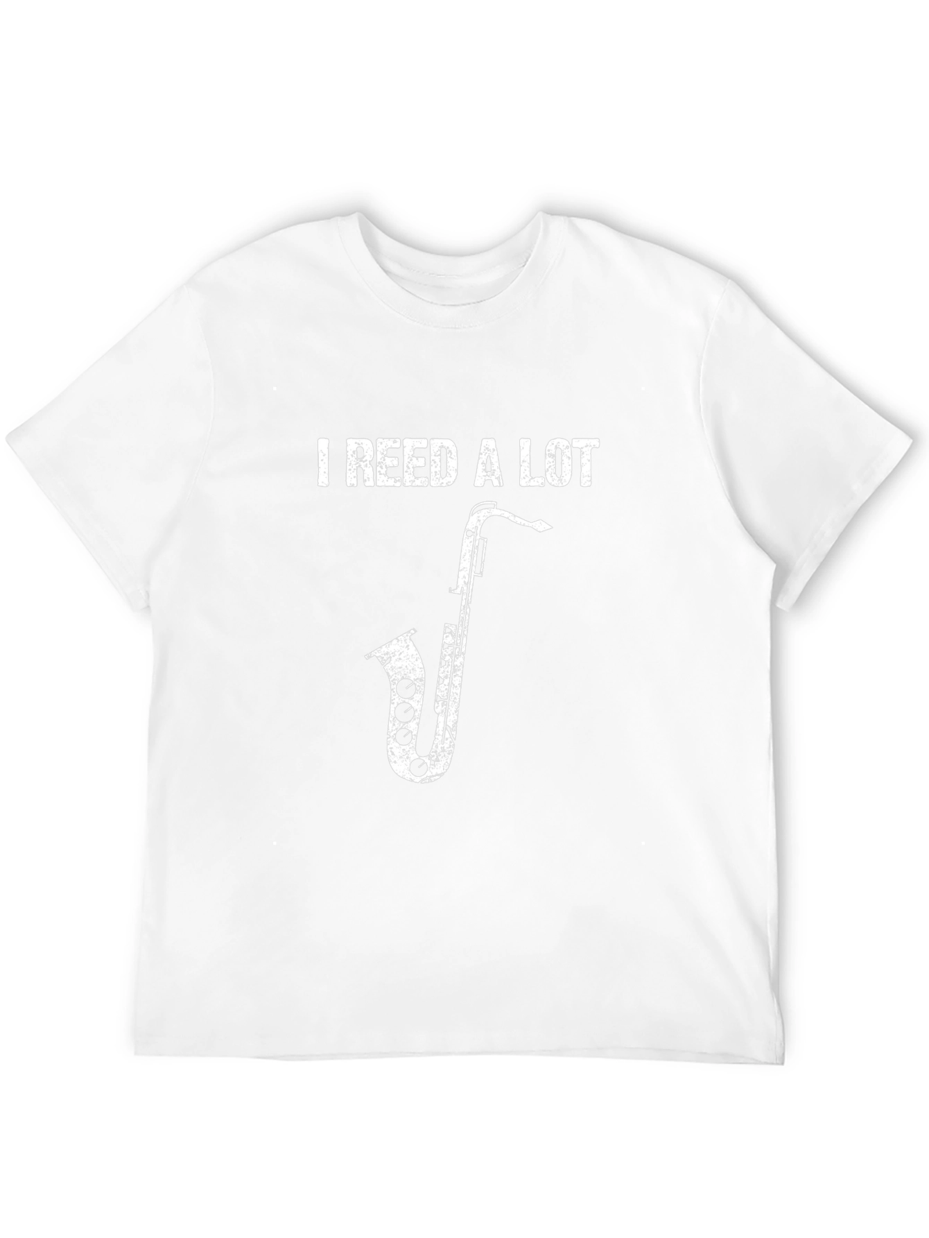 I Reed A Lot Saxophone T-Shirt Funny Musician Tee