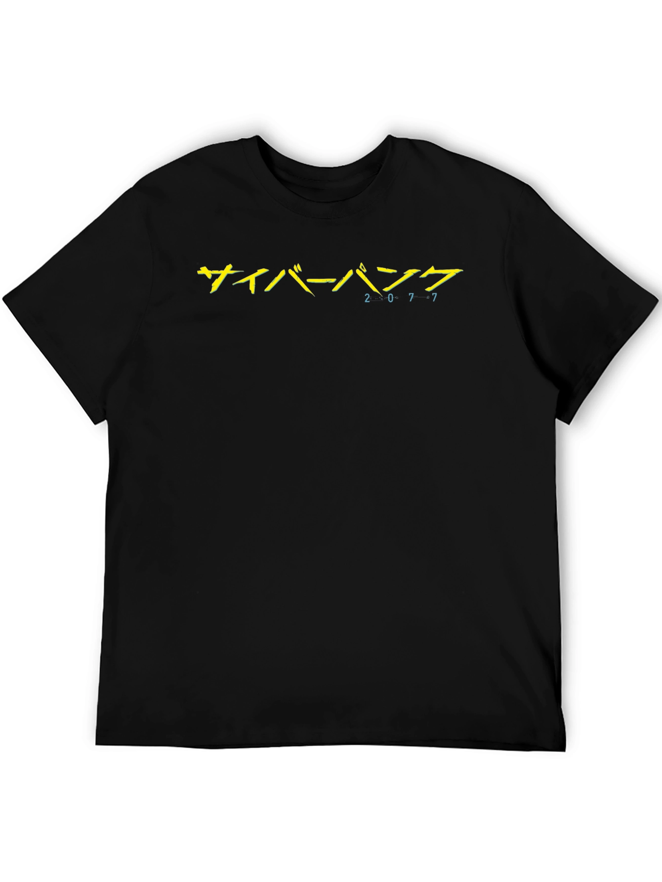 Cyberpunk 2077 Graphic Tee - Black Cotton