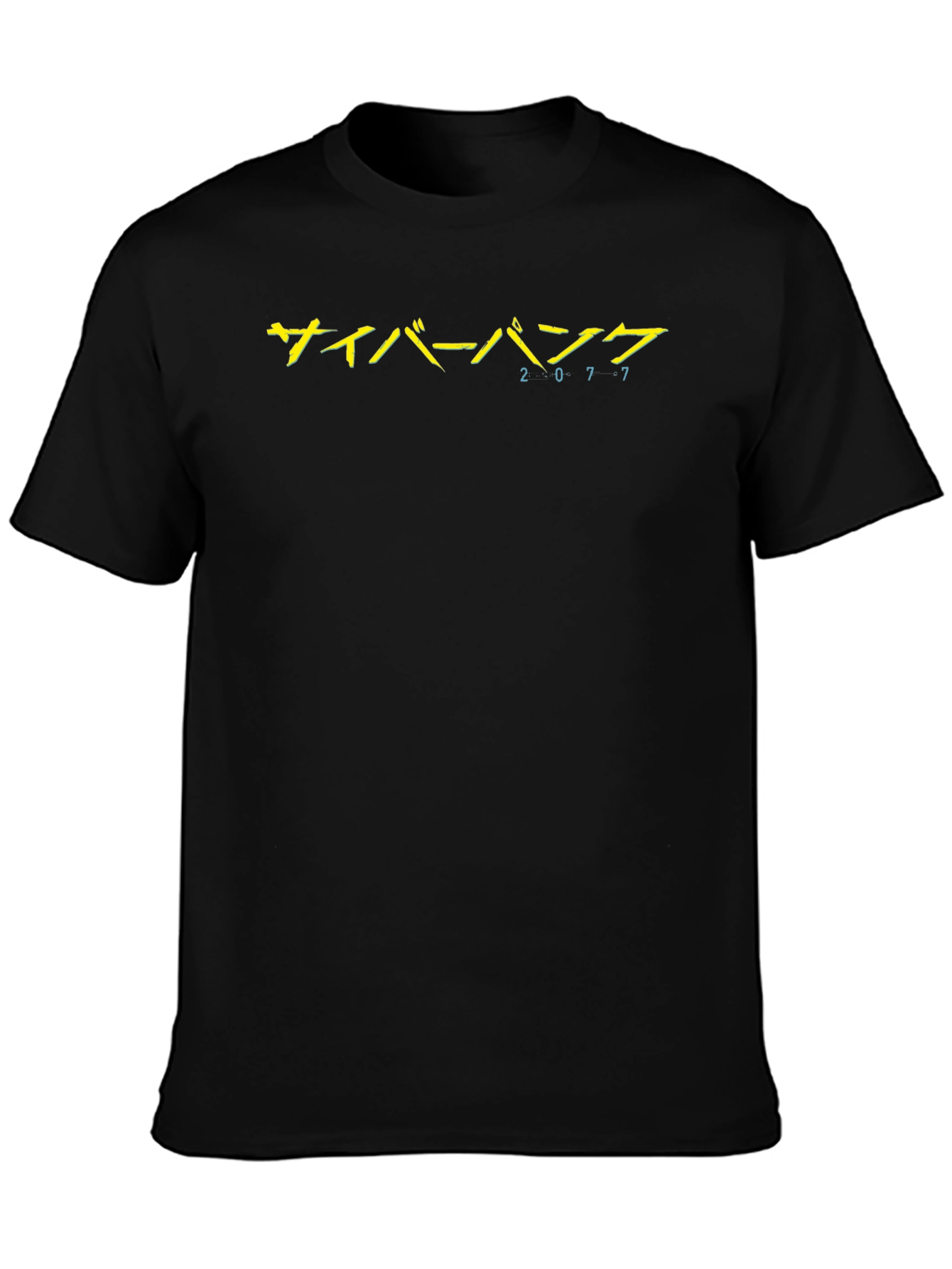 Cyberpunk 2077 Graphic Tee - Black Cotton