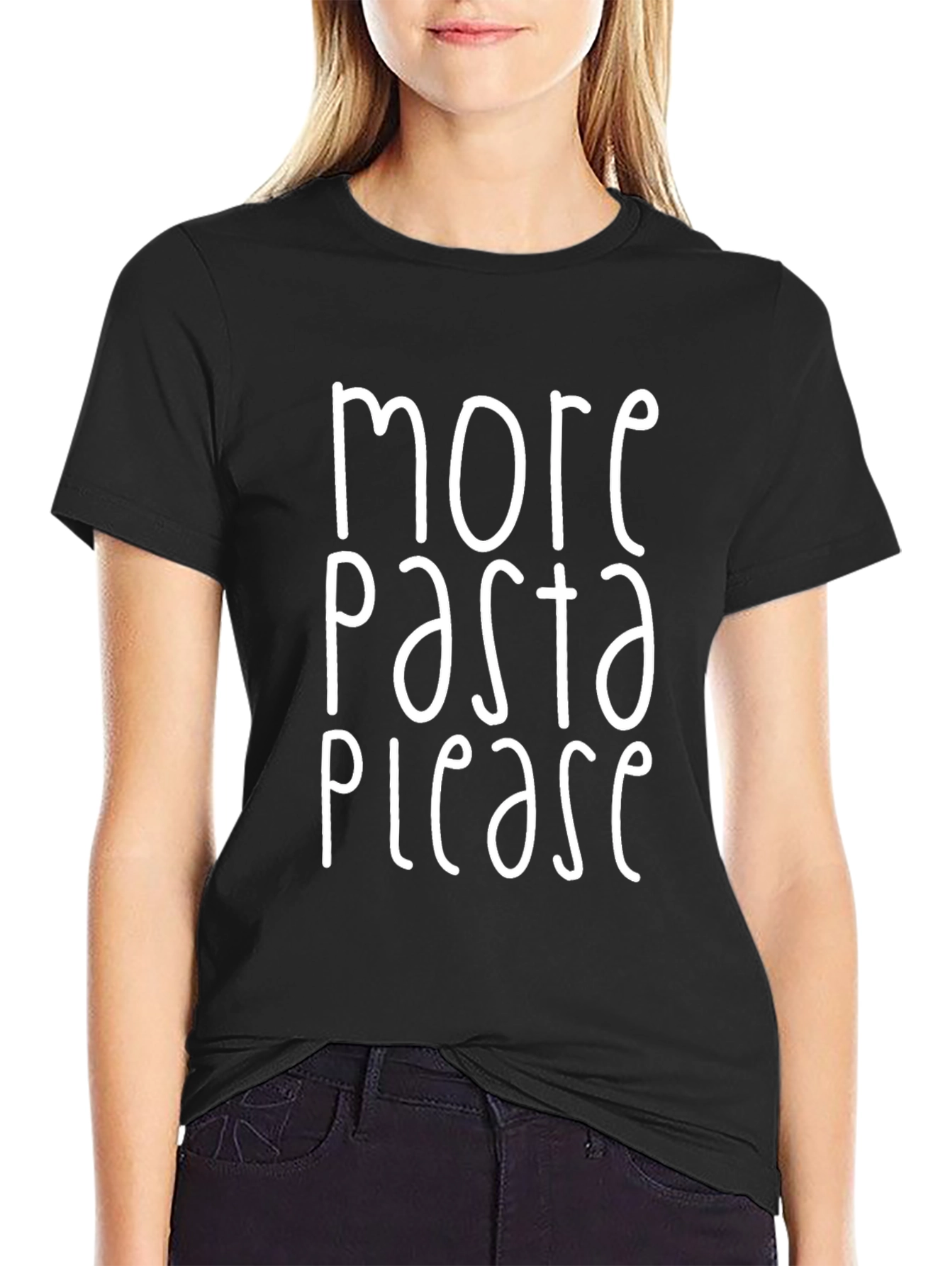 More Pasta Please T-Shirt - Funny Foodie Tee