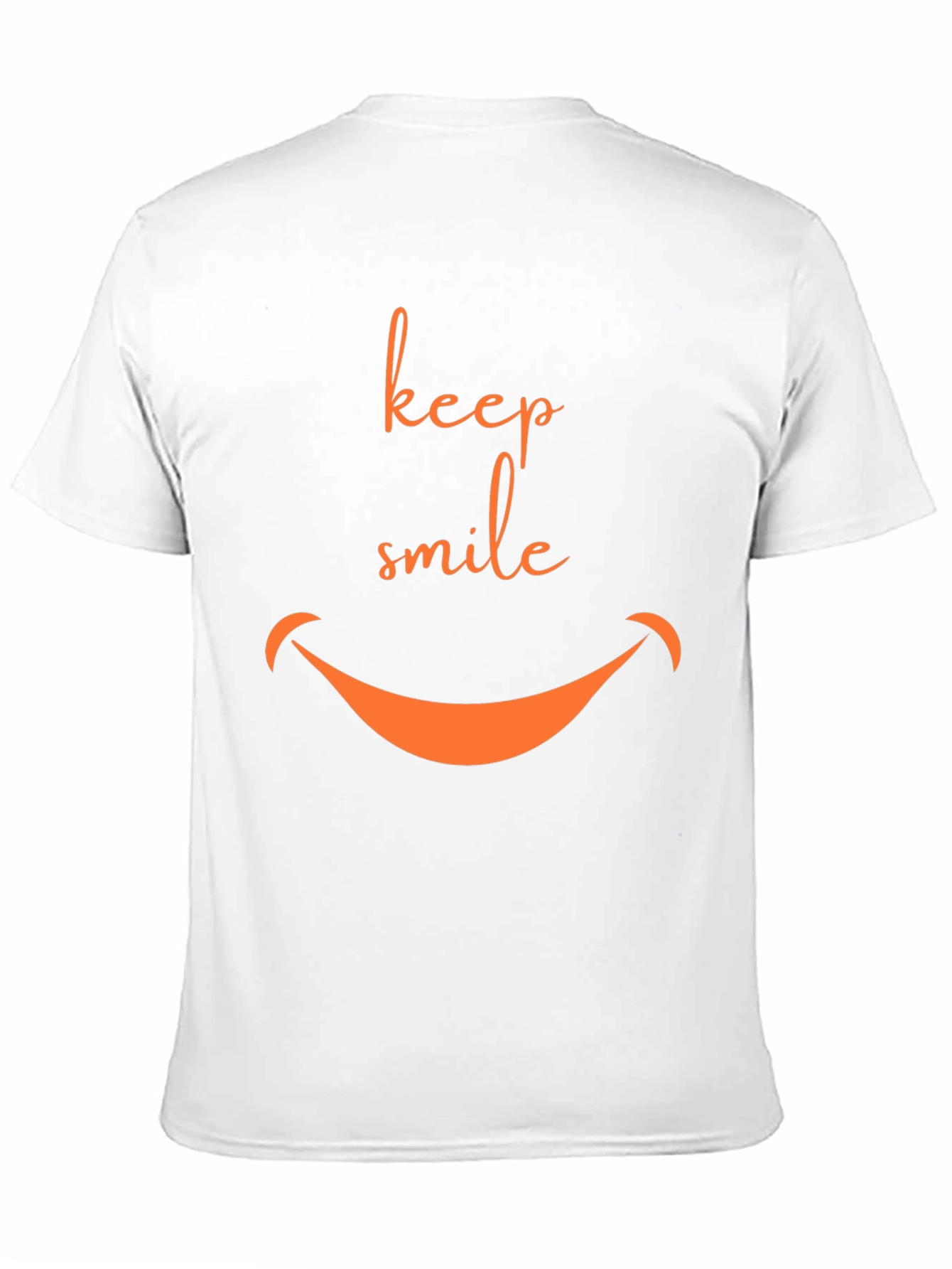 Keep Smiling Black Graphic Tee