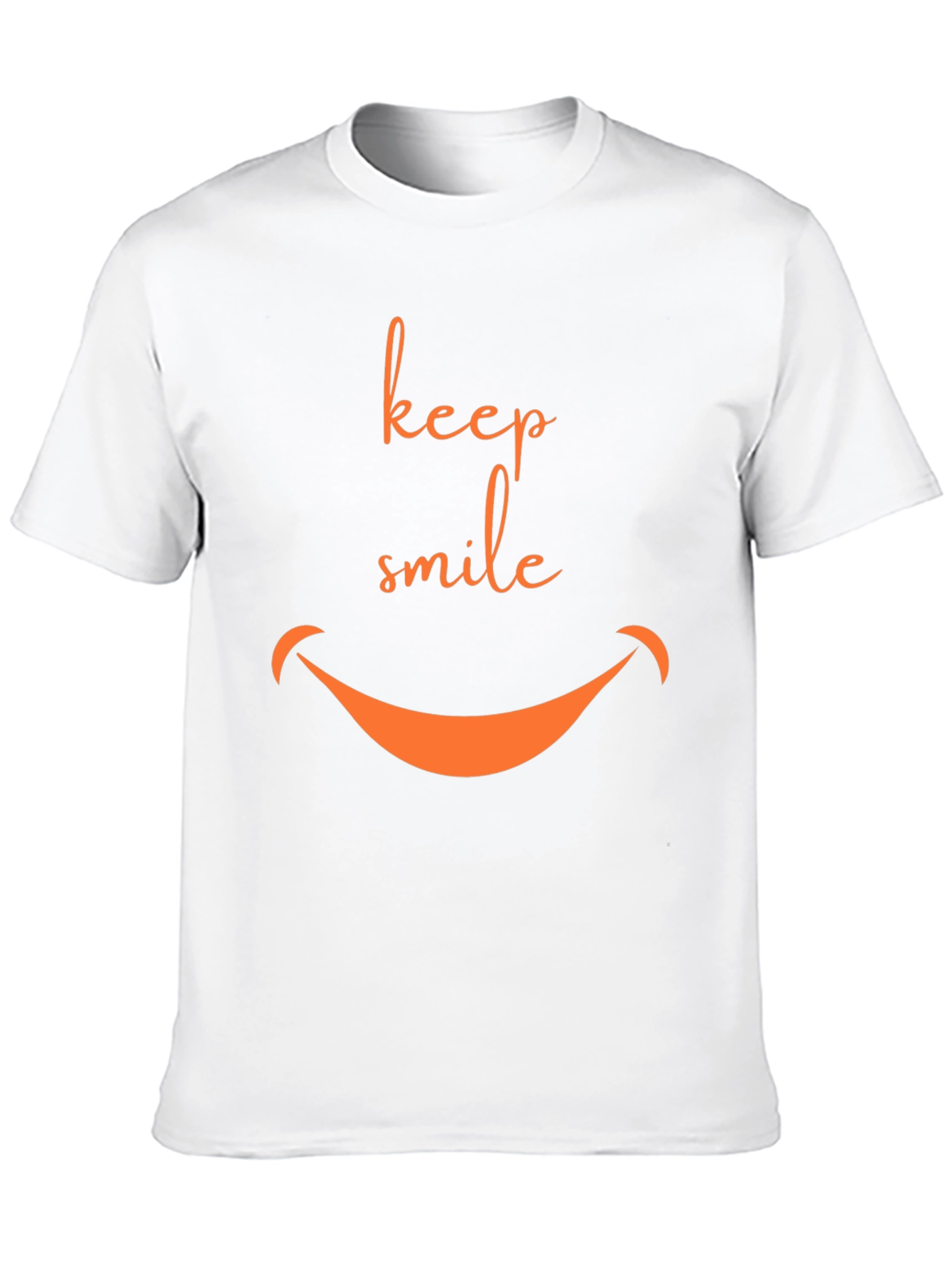 Keep Smiling Black Graphic Tee