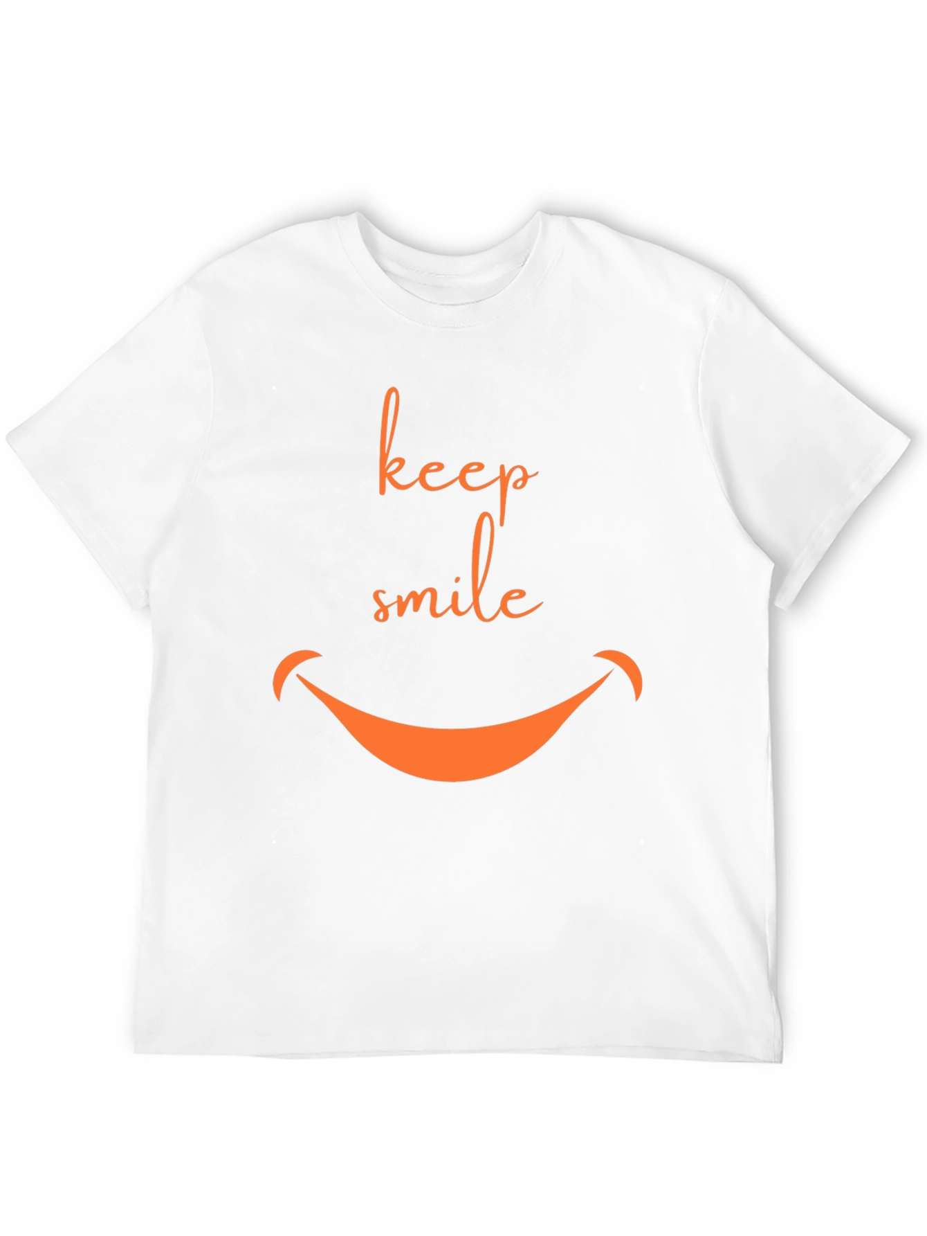 Keep Smiling Black Graphic Tee