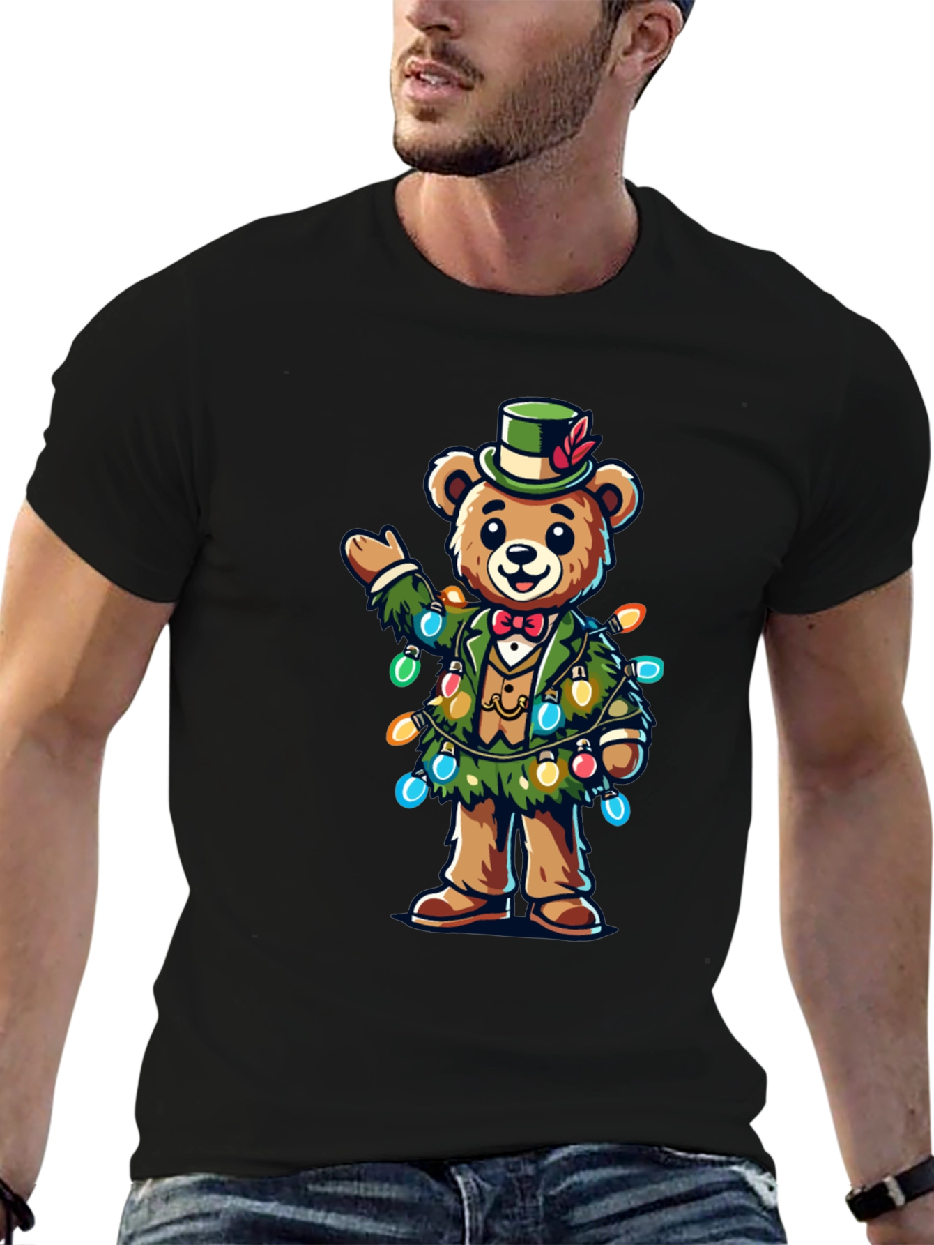 Festive Teddy Bear Tee