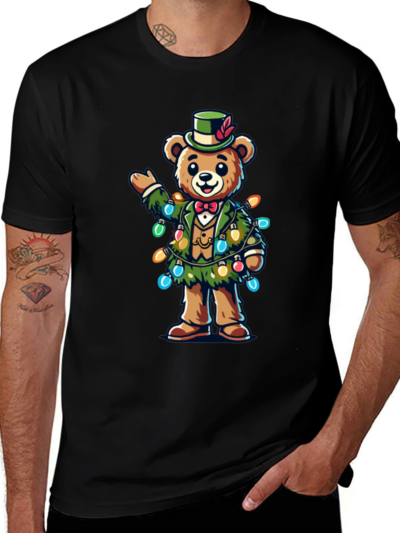 Festive Teddy Bear Tee