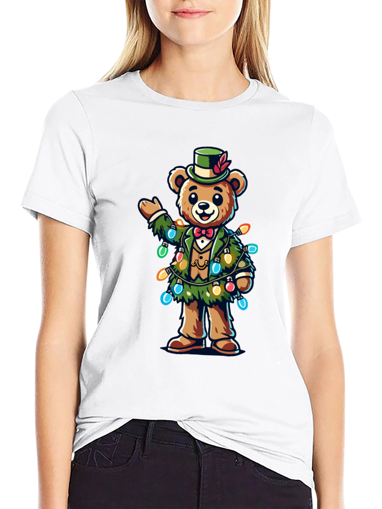 Festive Teddy Bear Tee