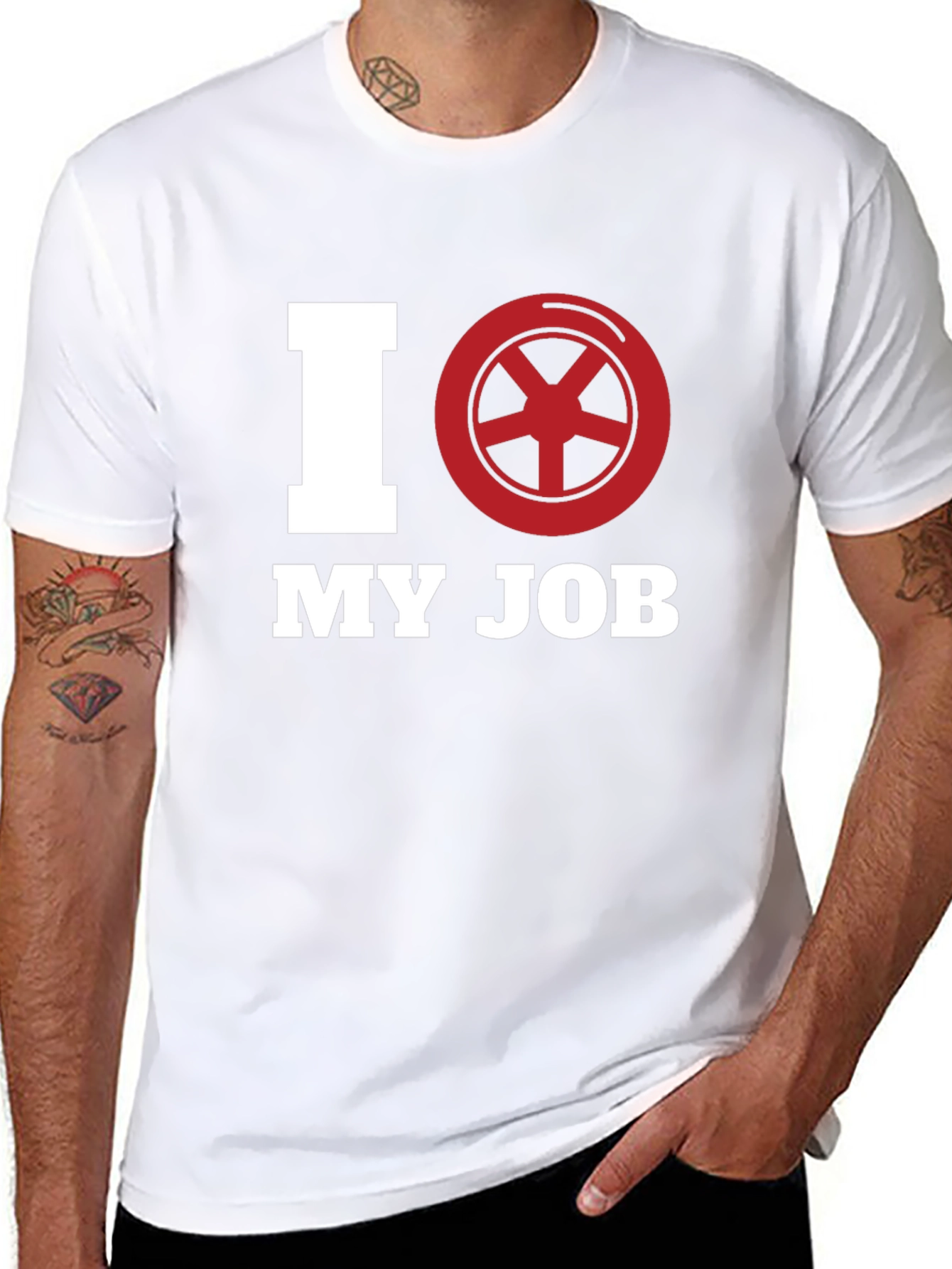 I Love My Job T-Shirt - Black