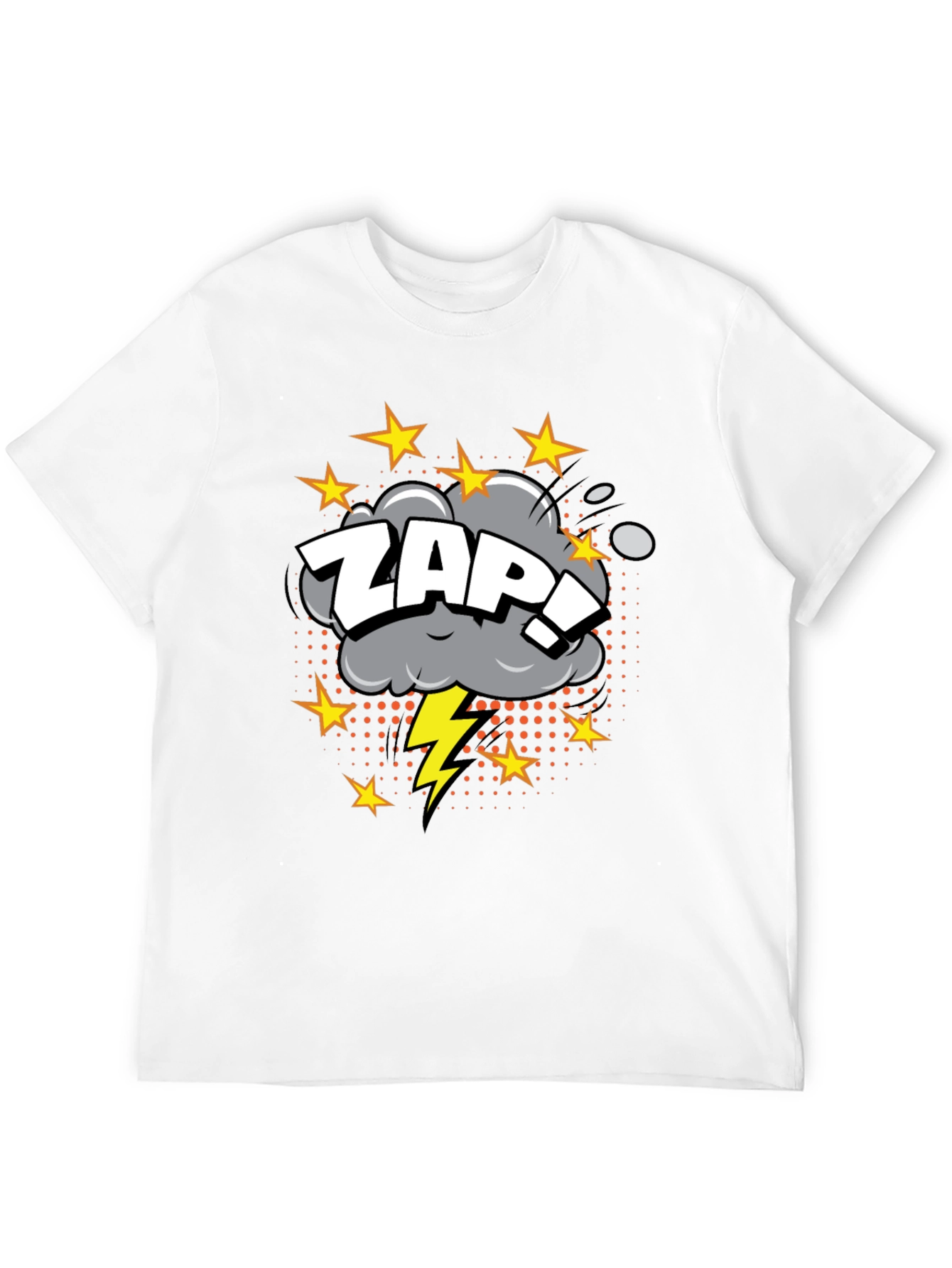 ZAP! Graphic Print Black T-Shirt