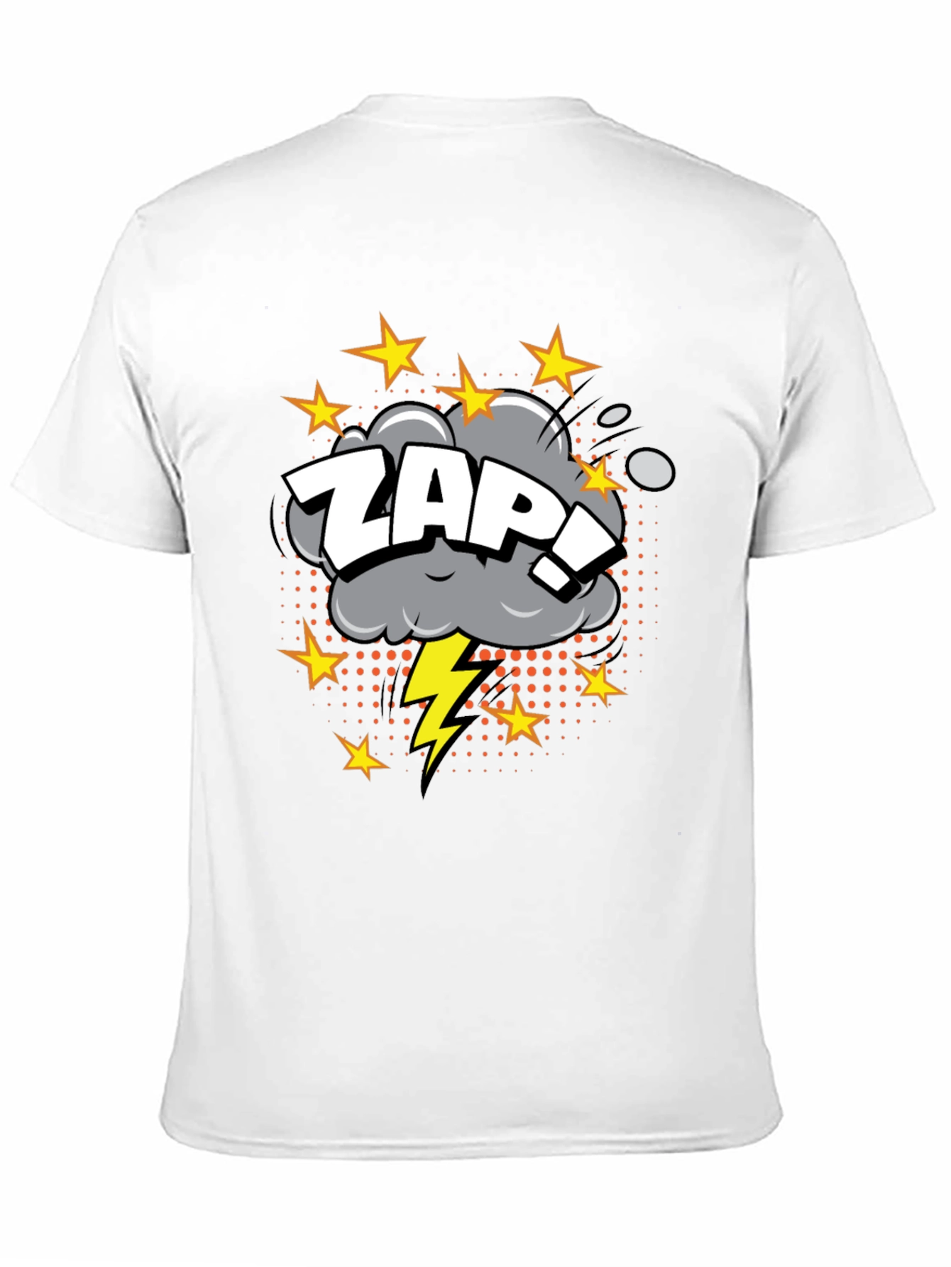 ZAP! Graphic Print Black T-Shirt
