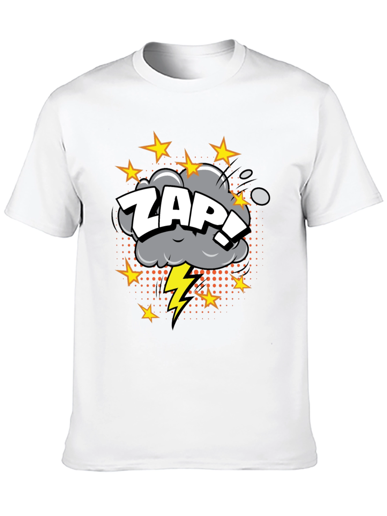 ZAP! Graphic Print Black T-Shirt