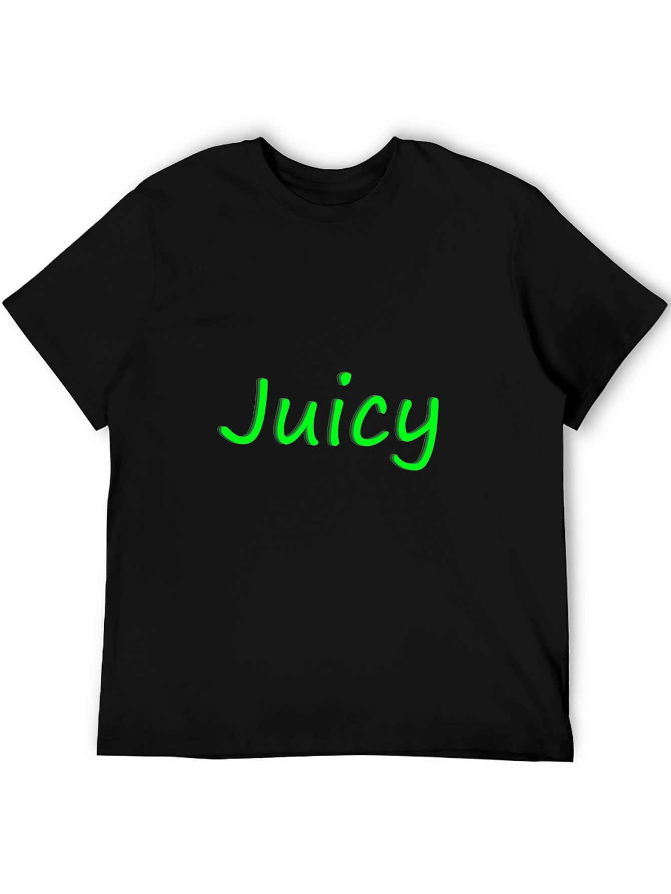 Juicy Black Graphic Tee - Casual Style