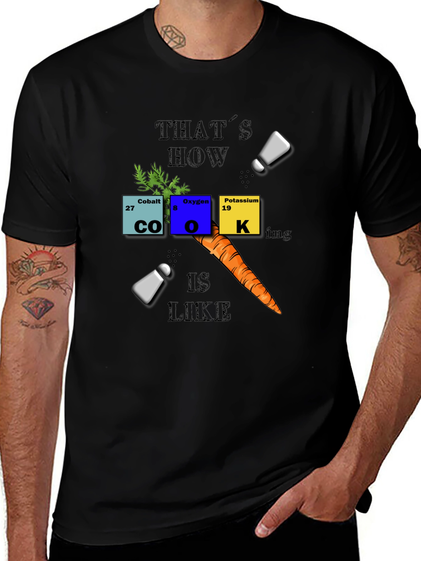Funny Periodic Table Cooking T-Shirt