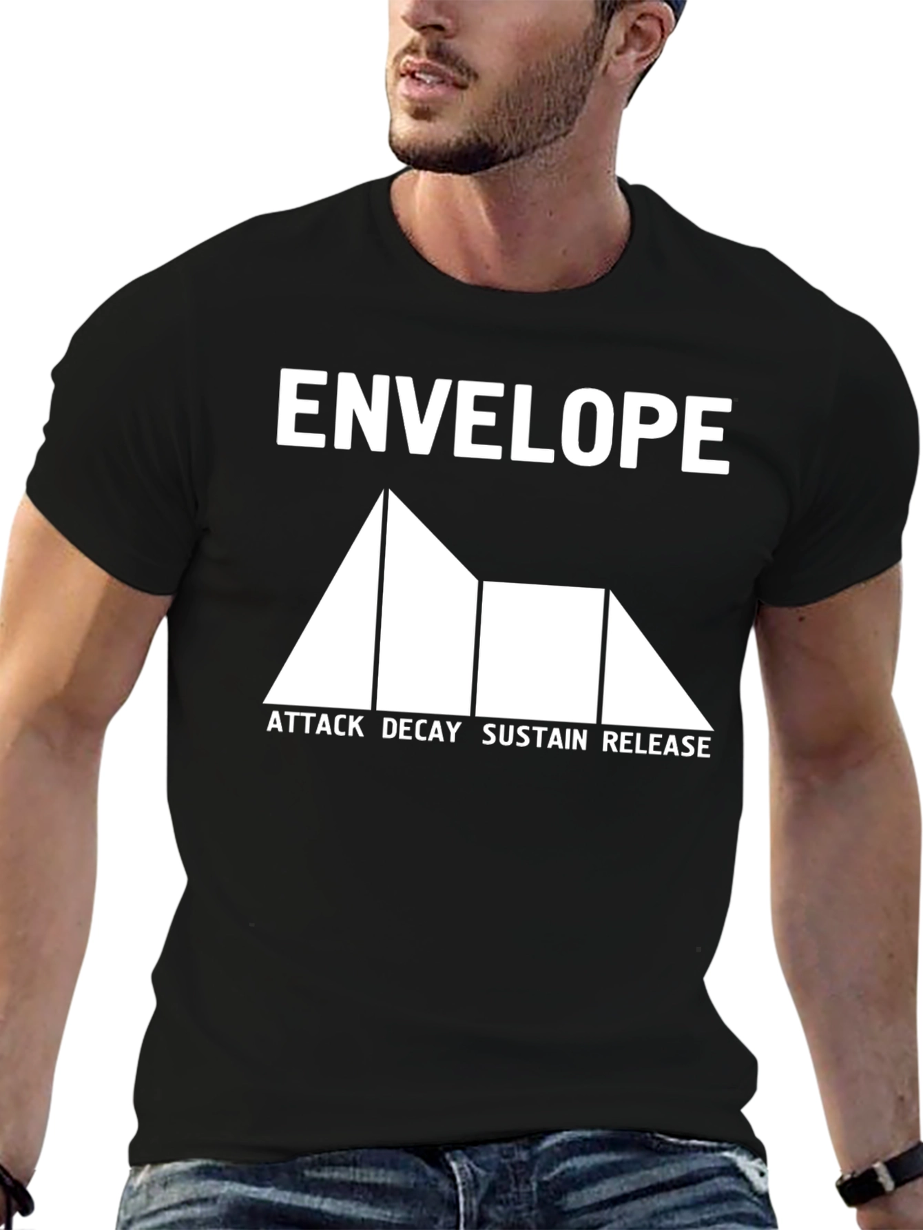 Synthesizer ADSR Envelope Graphic T-Shirt