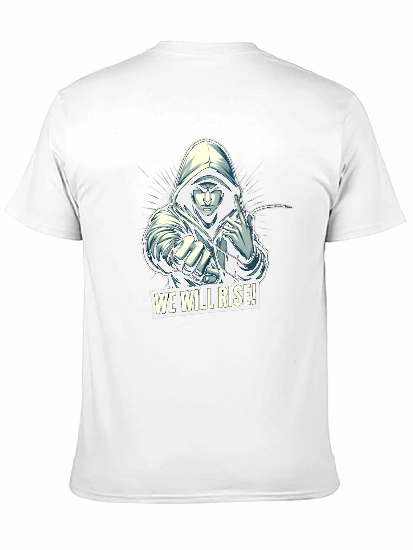 We Will Rise Graphic Tee - Black Cotton