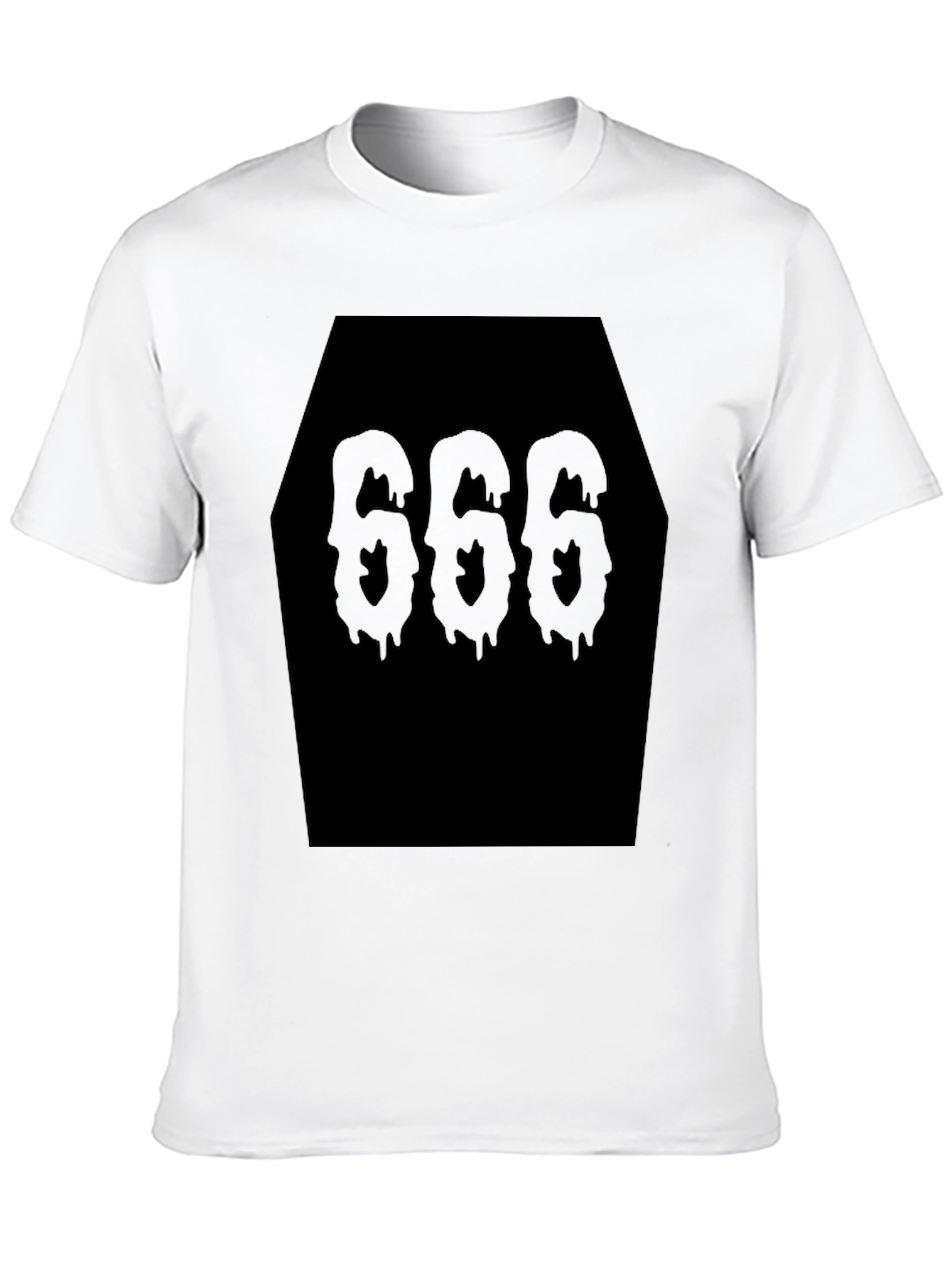 Coffin 666 Black Graphic Tee