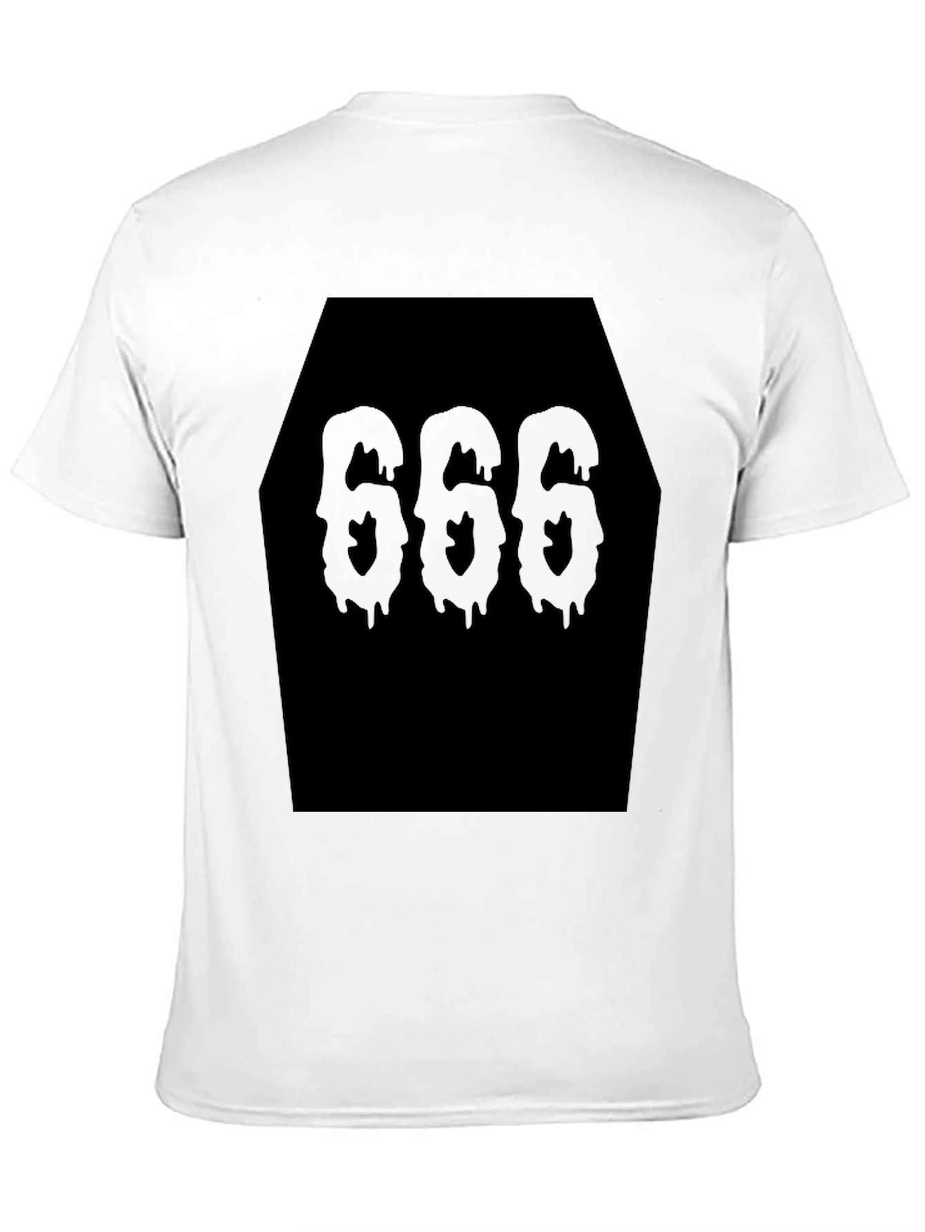 Coffin 666 Black Graphic Tee