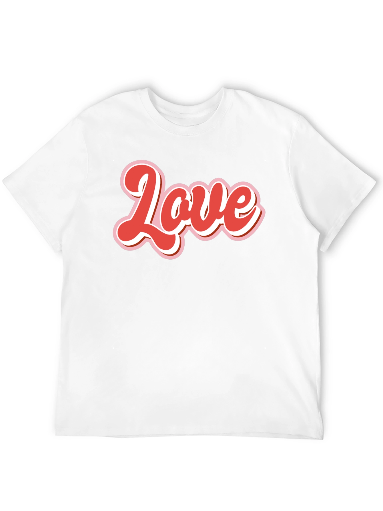 Love Graphic Tee - Retro Valentines Day Shirt