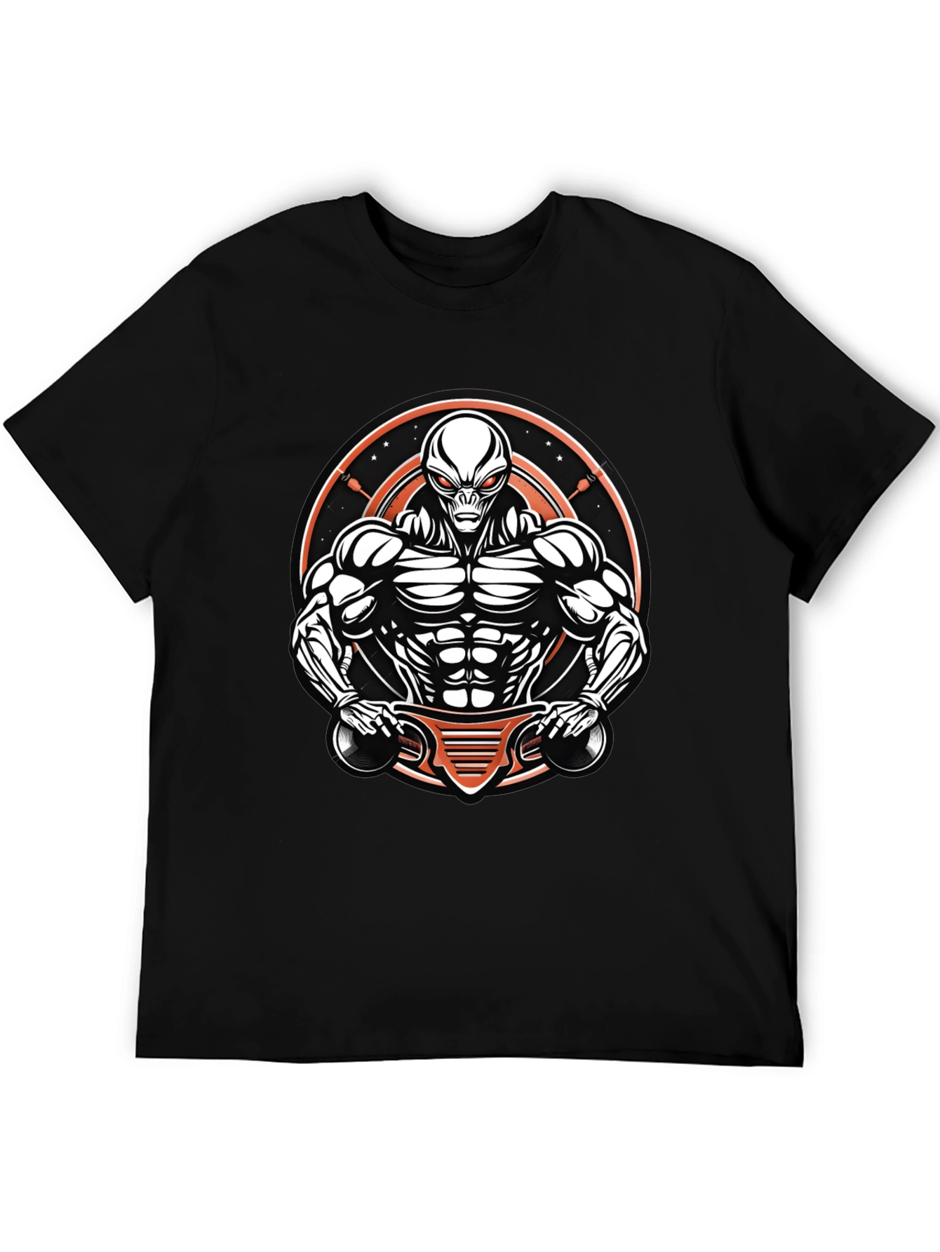 Alien Gym Rat T-Shirt - Sci-Fi Fitness Apparel