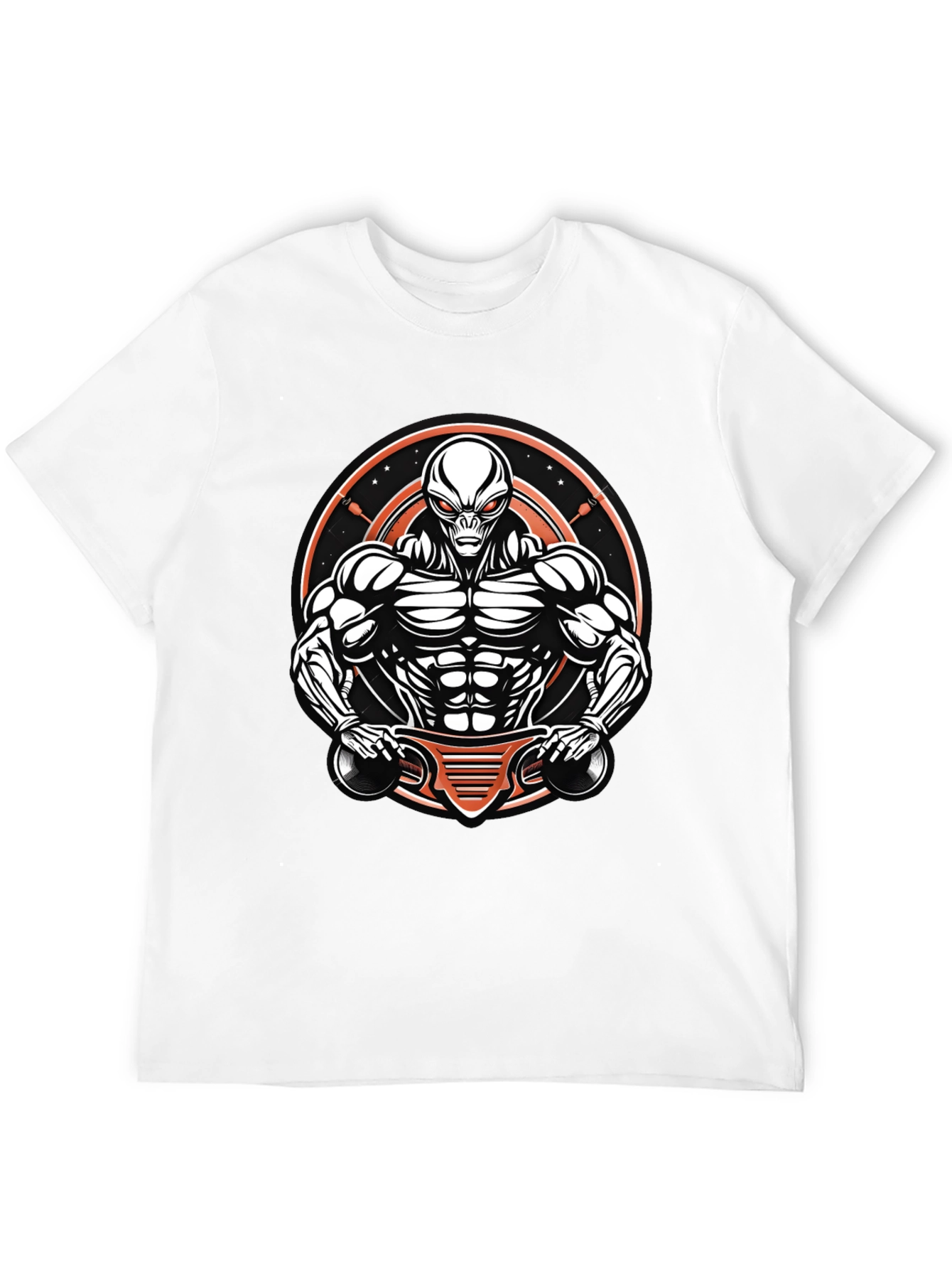 Alien Gym Rat T-Shirt - Sci-Fi Fitness Apparel