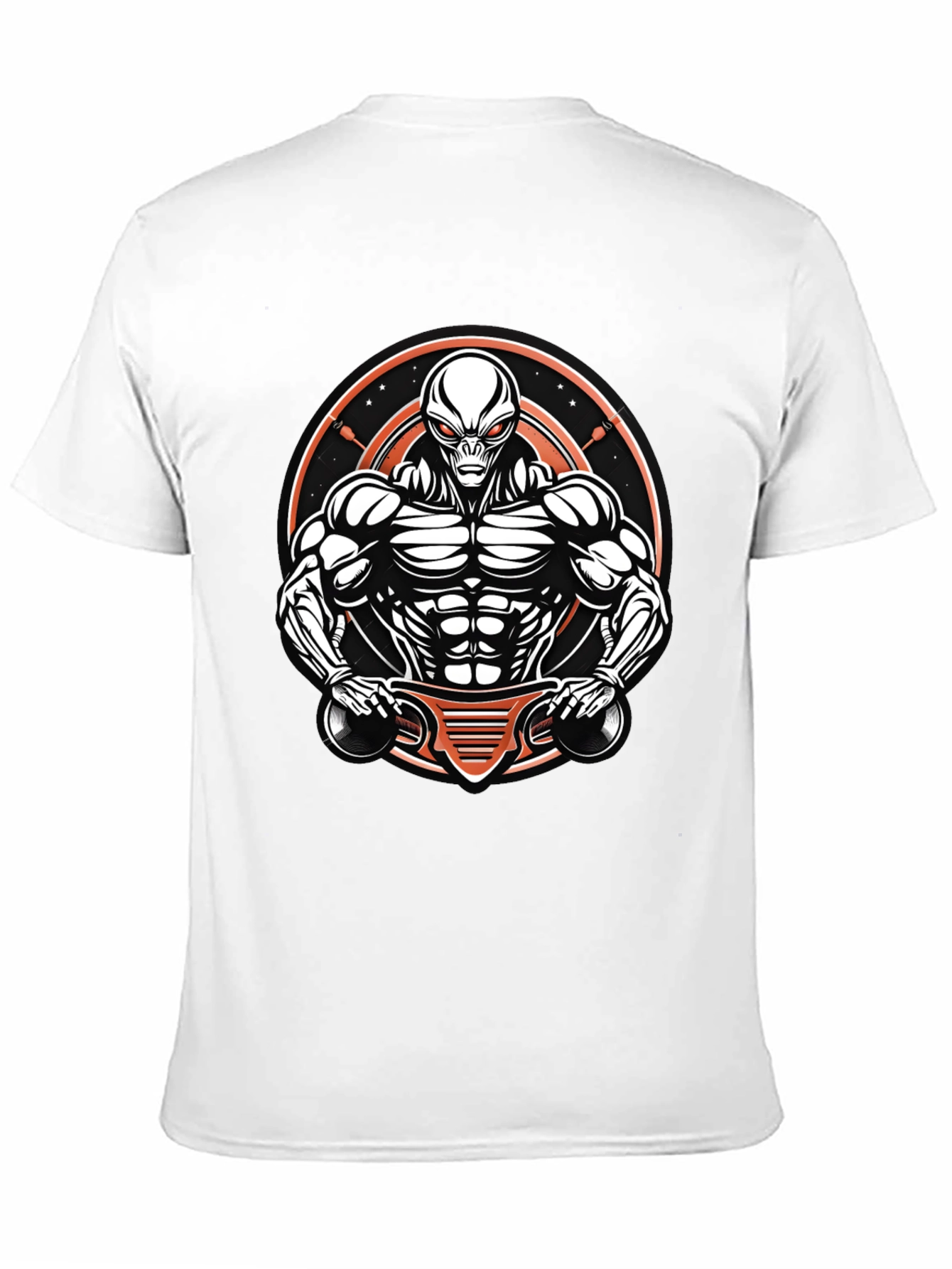 Alien Gym Rat T-Shirt - Sci-Fi Fitness Apparel