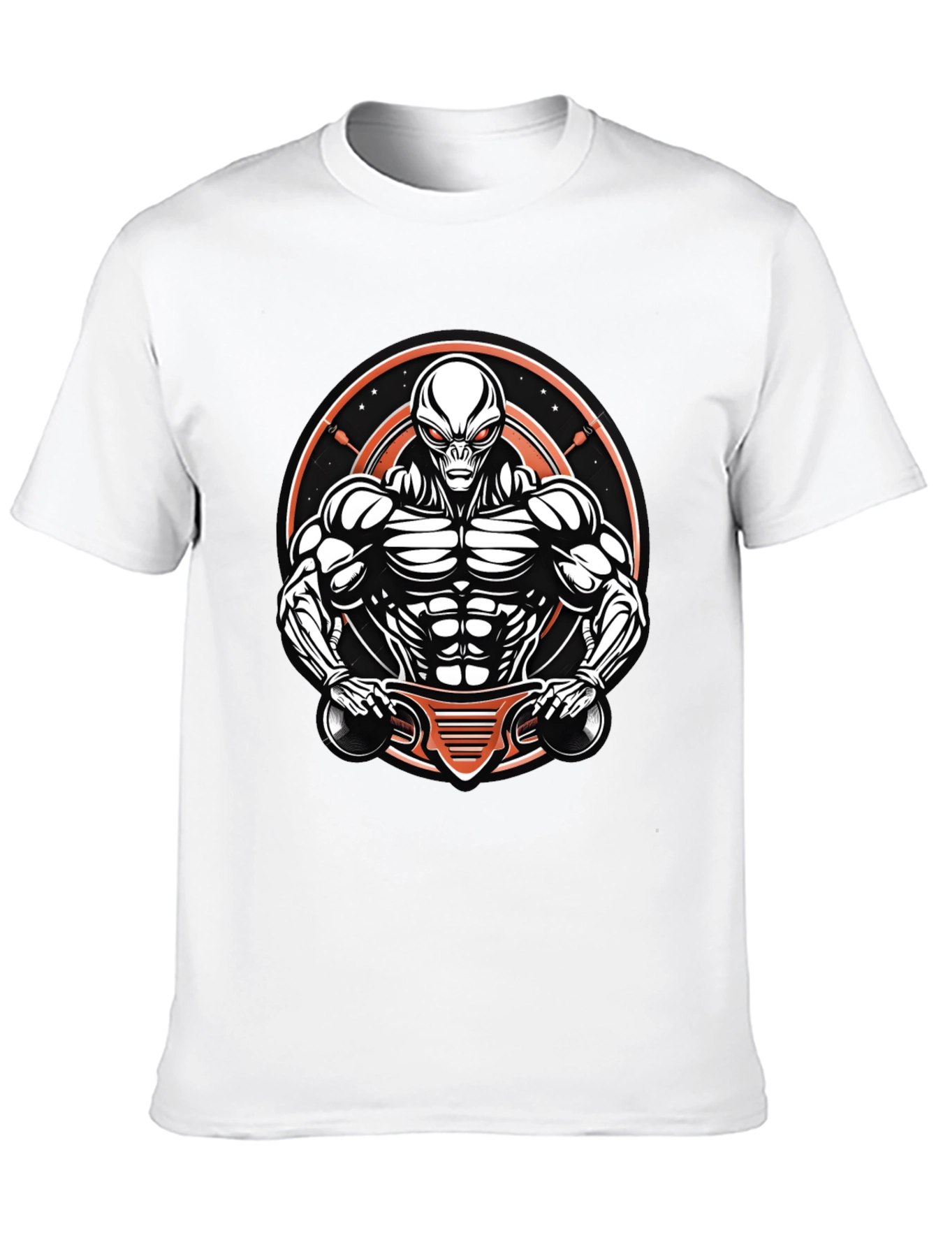 Alien Gym Rat T-Shirt - Sci-Fi Fitness Apparel