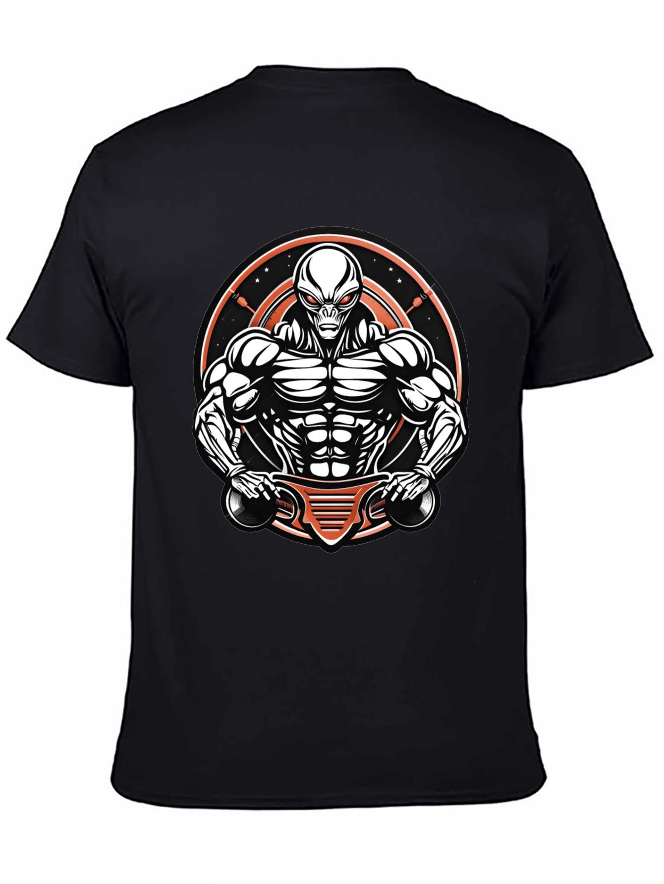 Alien Gym Rat T-Shirt - Sci-Fi Fitness Apparel