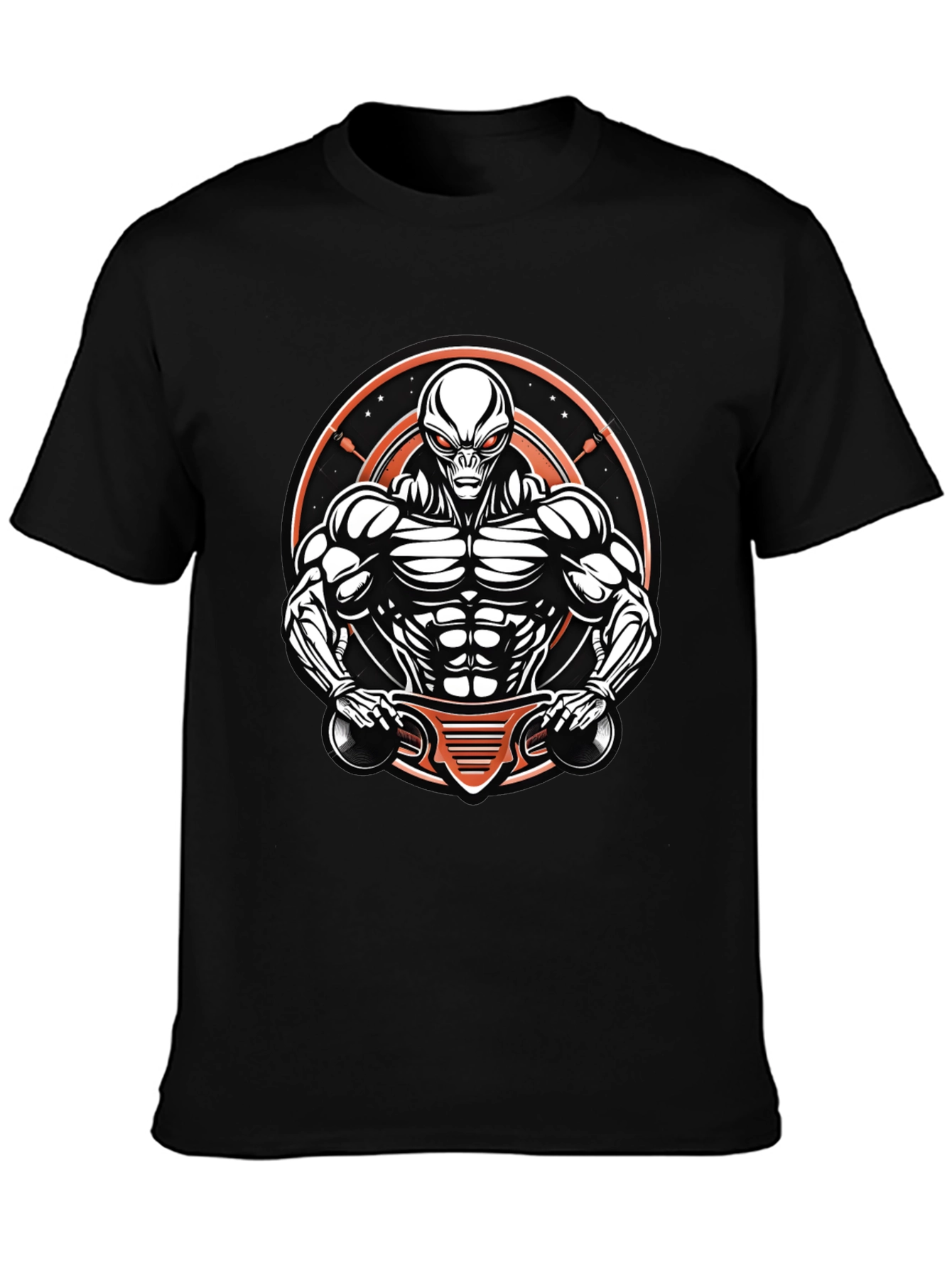 Alien Gym Rat T-Shirt - Sci-Fi Fitness Apparel