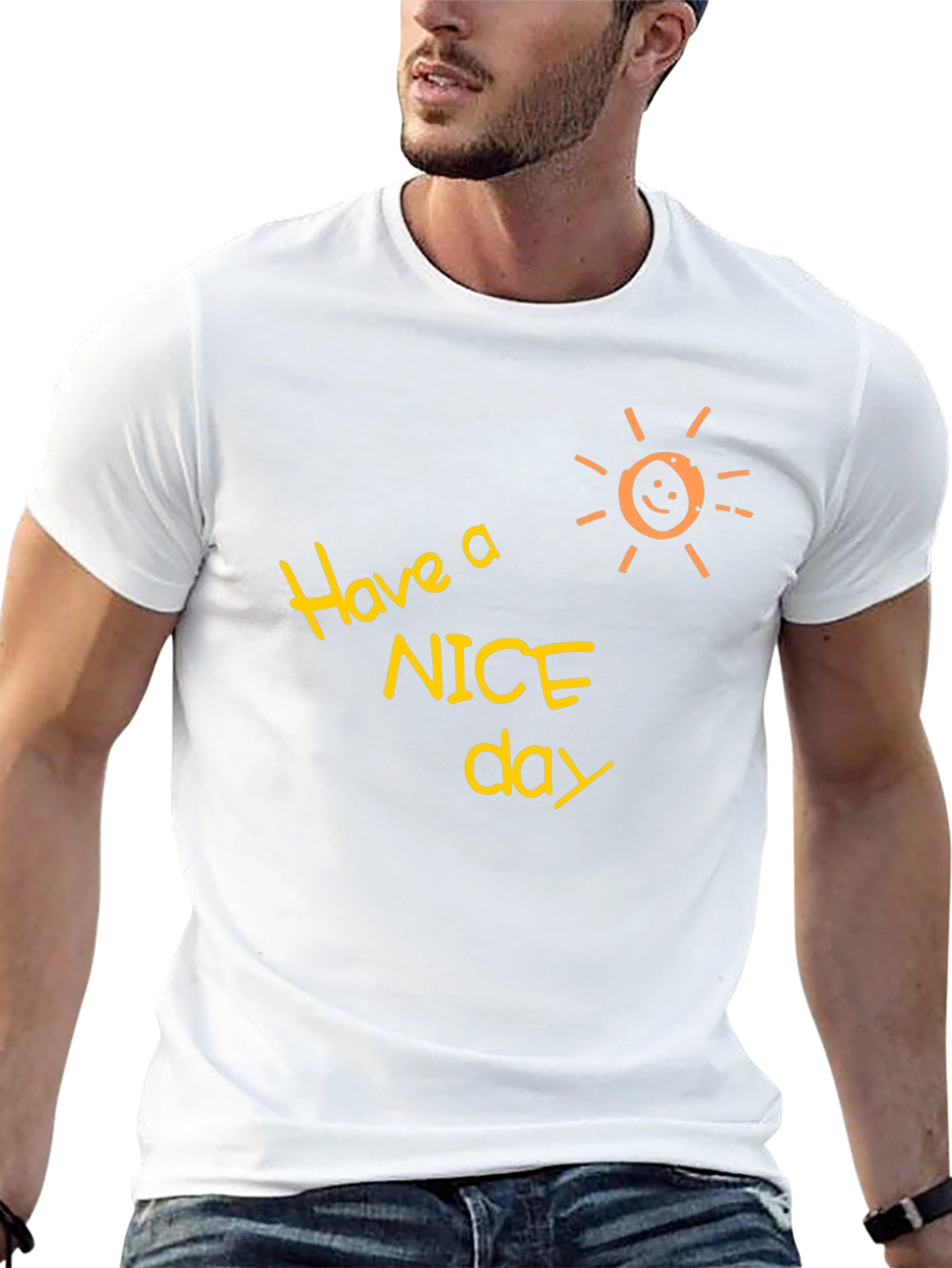 Have a Nice Day Black T-Shirt