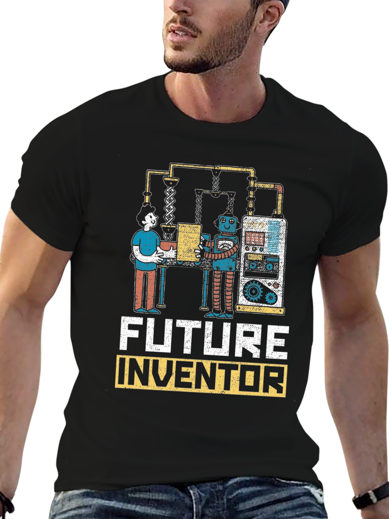 Future Inventor T-Shirt - Robotics Design Tee