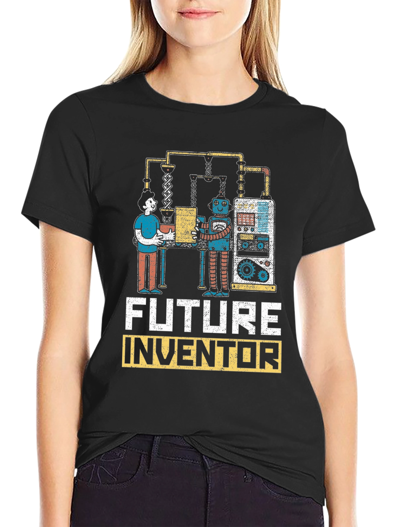 Future Inventor T-Shirt - Robotics Design Tee
