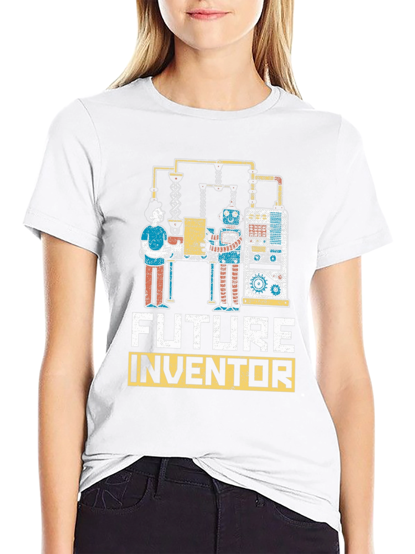 Future Inventor T-Shirt - Robotics Design Tee