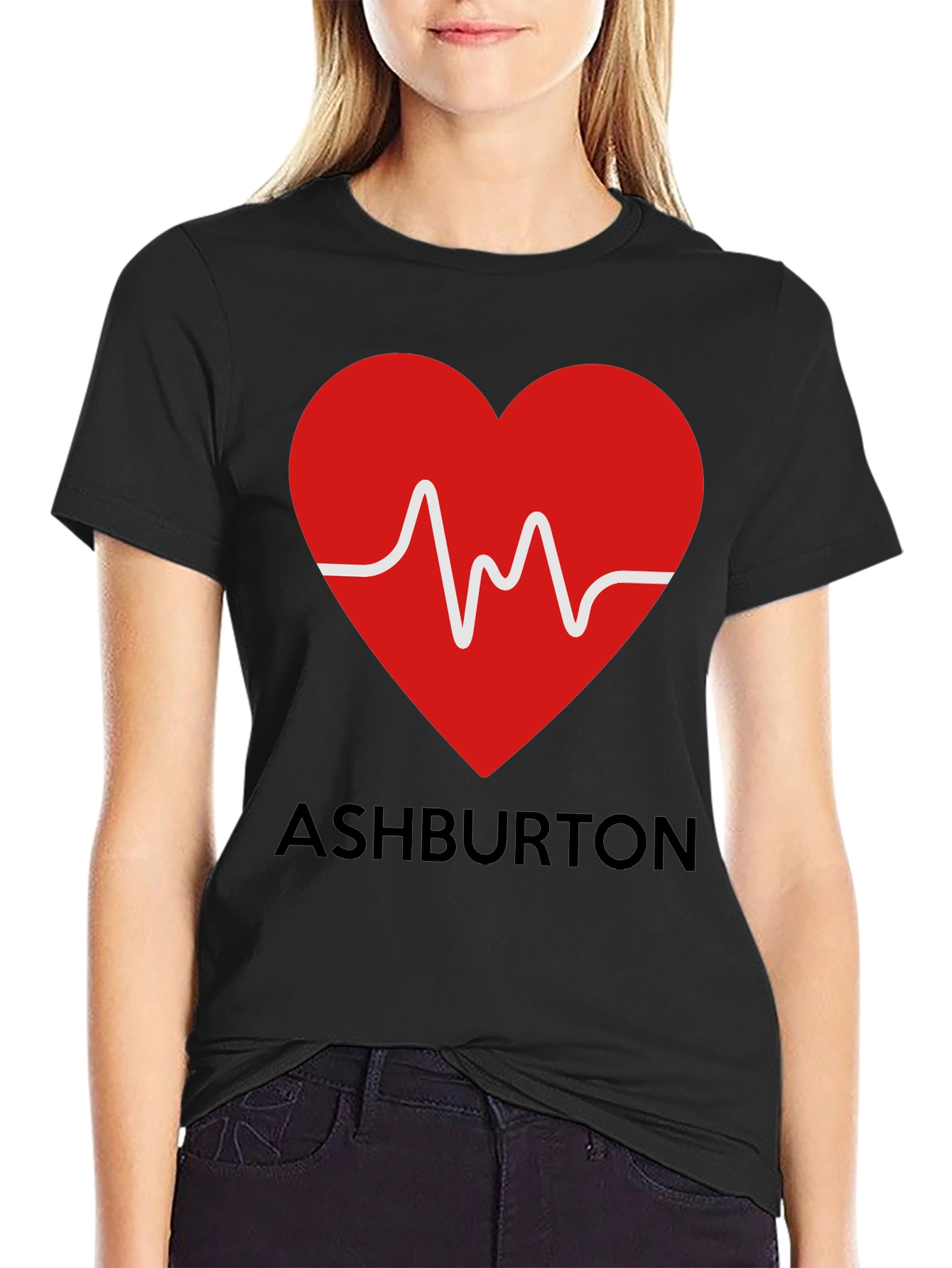 Ashburton Heartbeat Graphic T-Shirt
