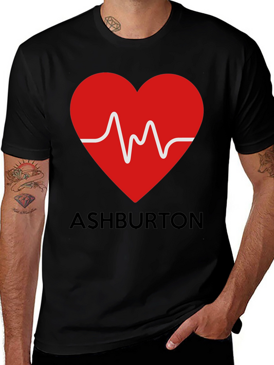 Ashburton Heartbeat Graphic T-Shirt