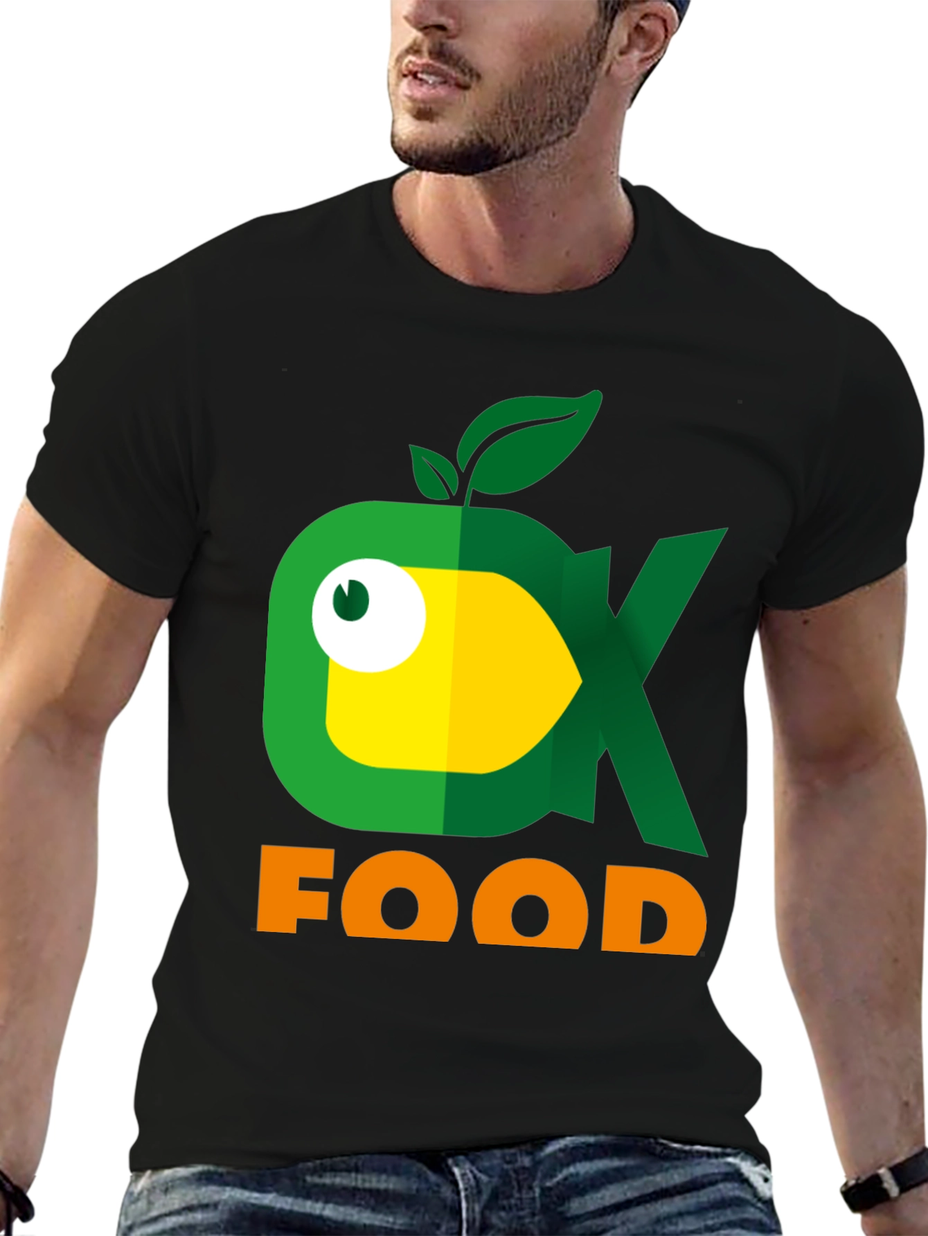 Eco Food T-Shirt - Cute Fish Logo!