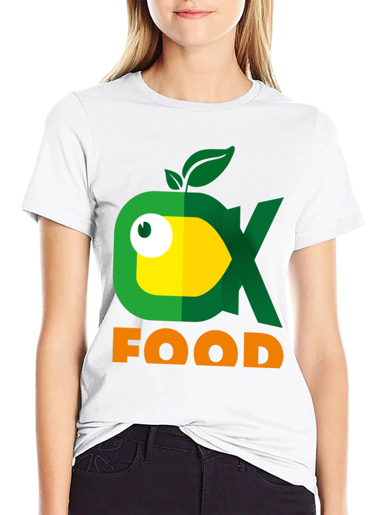 Eco Food T-Shirt - Cute Fish Logo!