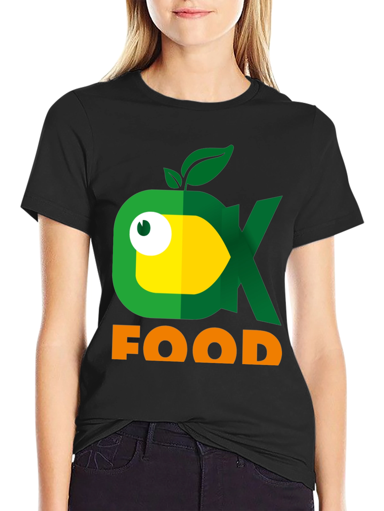 Eco Food T-Shirt - Cute Fish Logo!