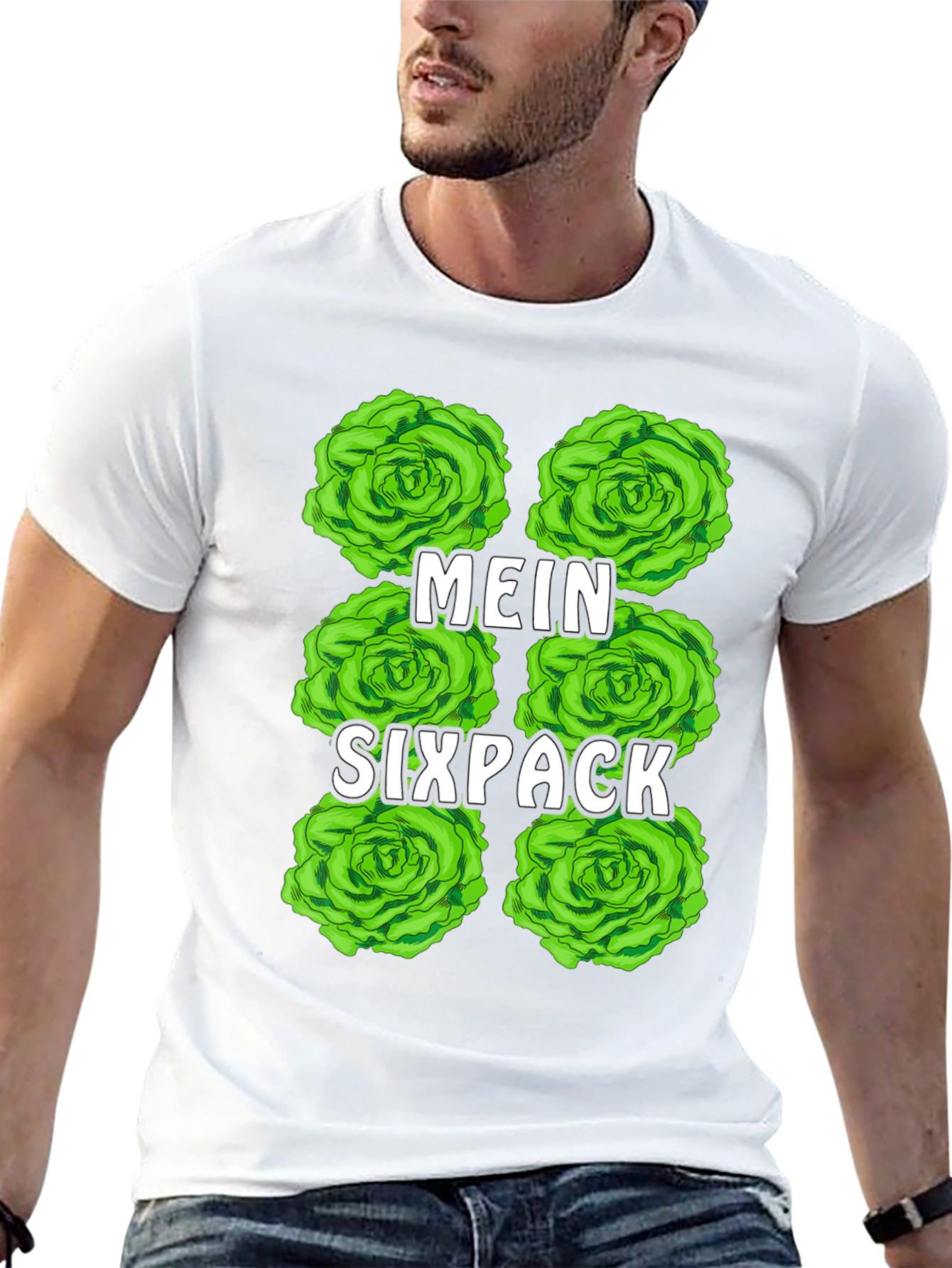 Mein Sixpack Lettuce Graphic Tee