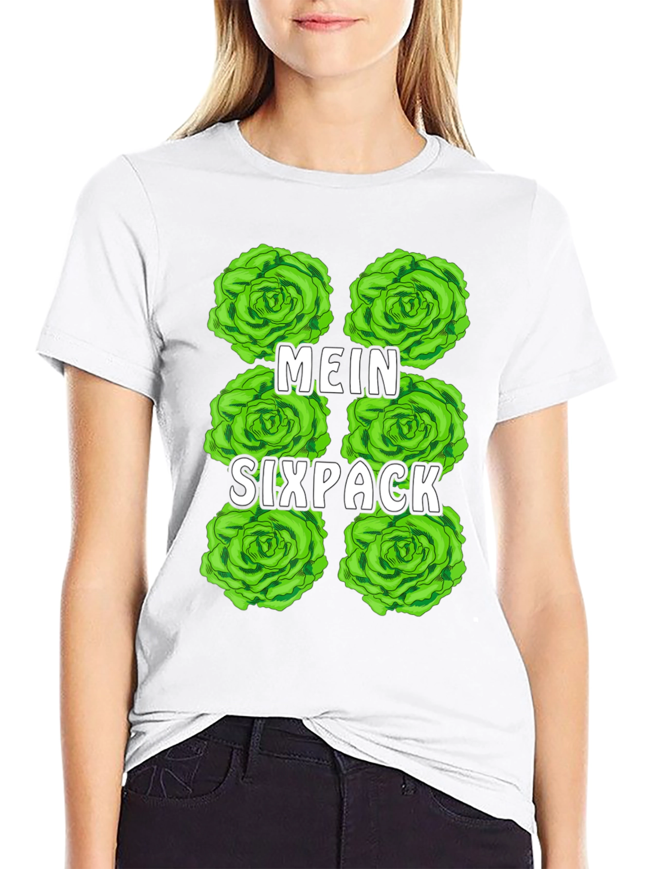 Mein Sixpack Lettuce Graphic Tee