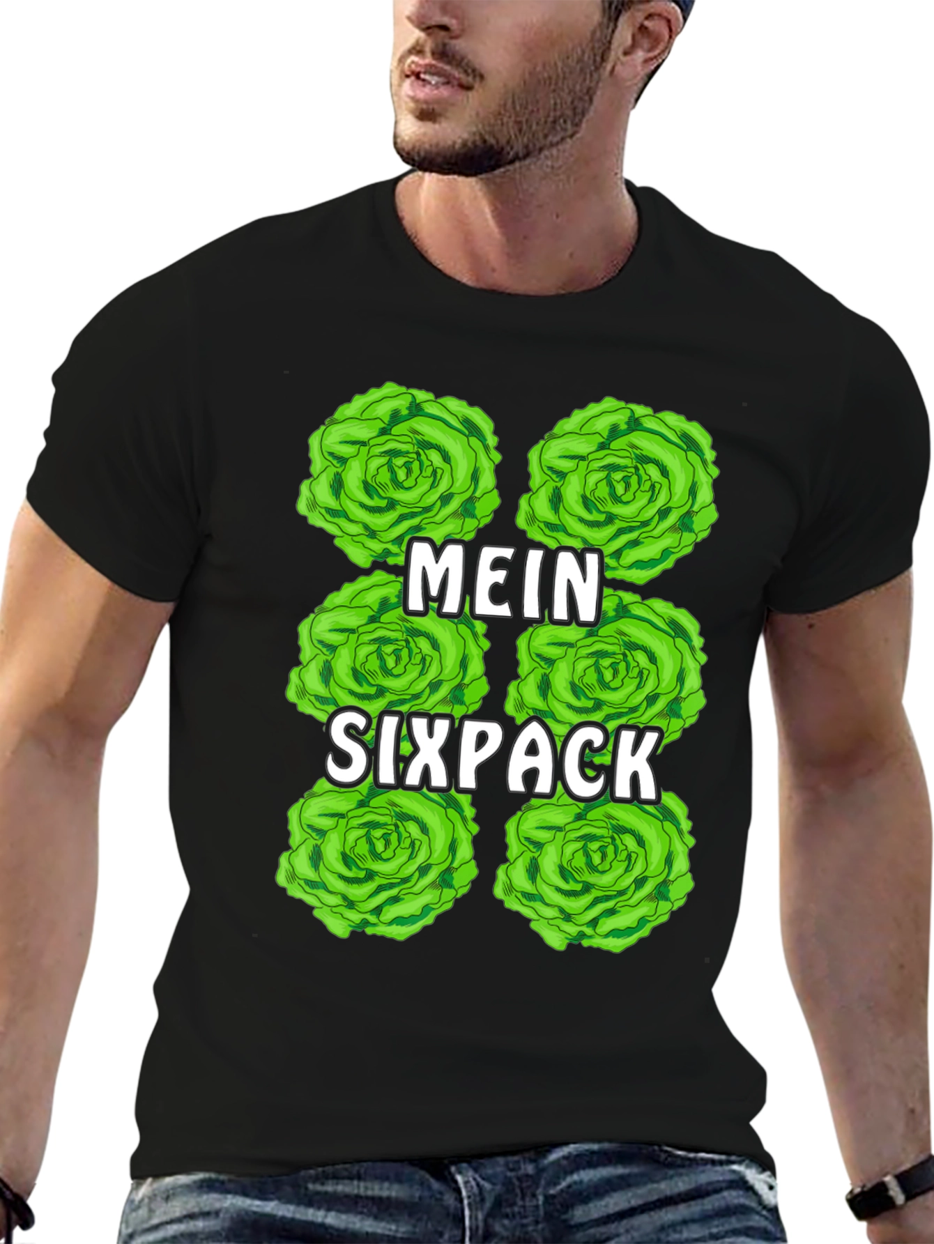 Mein Sixpack Lettuce Graphic Tee