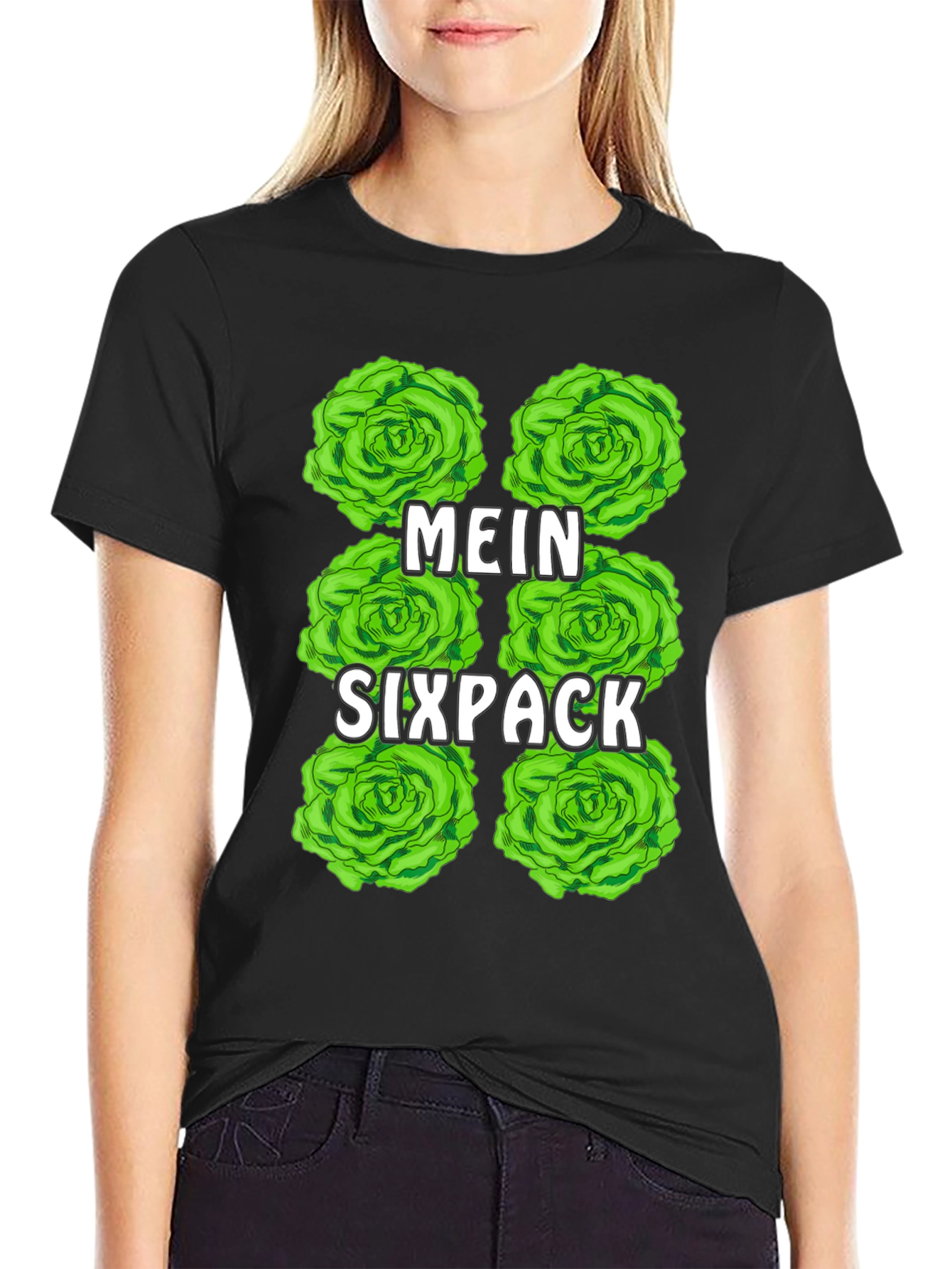 Mein Sixpack Lettuce Graphic Tee
